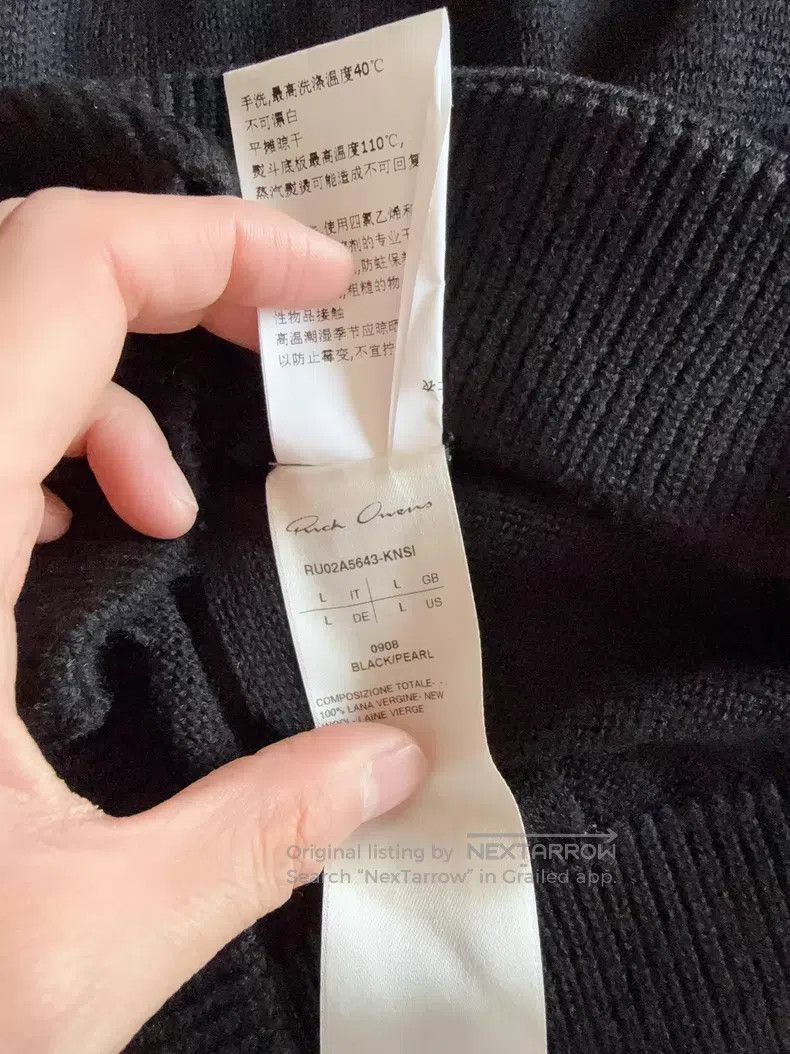 Rick Owens Rick Owens Men's knitting| Size US L / EU 52-54 / 3 - 6 Thumbnail