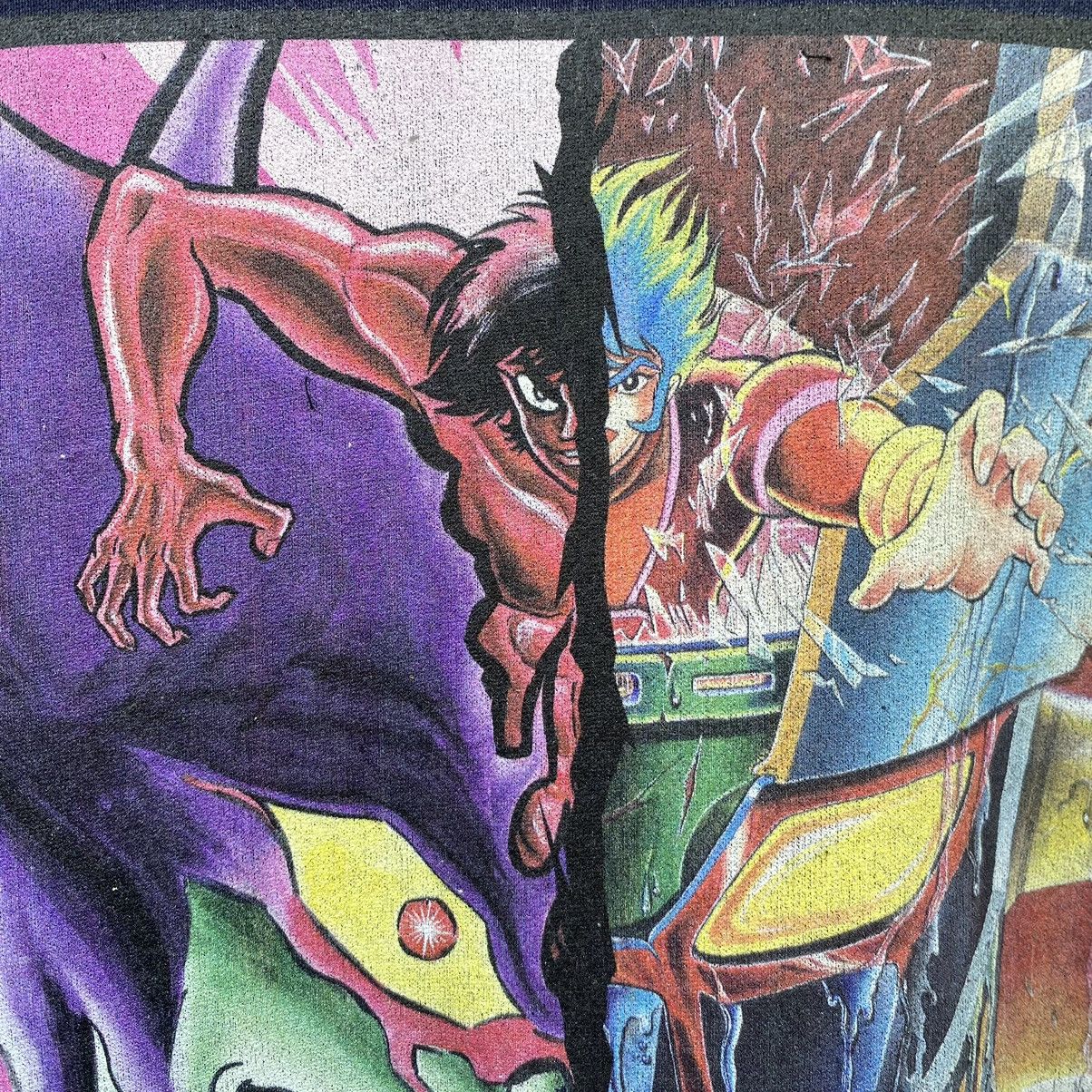 Anime Rare DevilMan VS Mazinger Z Japan Anime x Hakabanogarou Tee Size US L / EU 52-54 / 3 - 4 Thumbnail