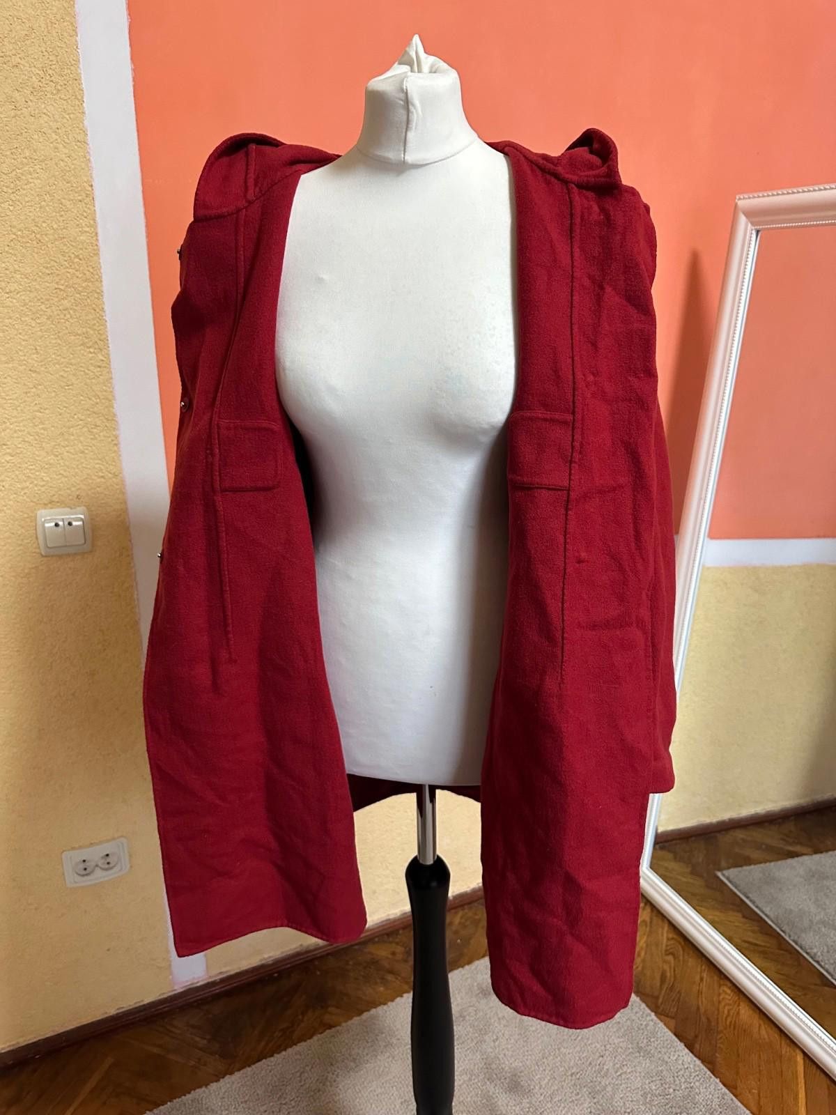 Jil Sander Jil Sander Women Coat Red Wool Size 42 Size M / US 6-8 / IT 42-44 - 5 Thumbnail