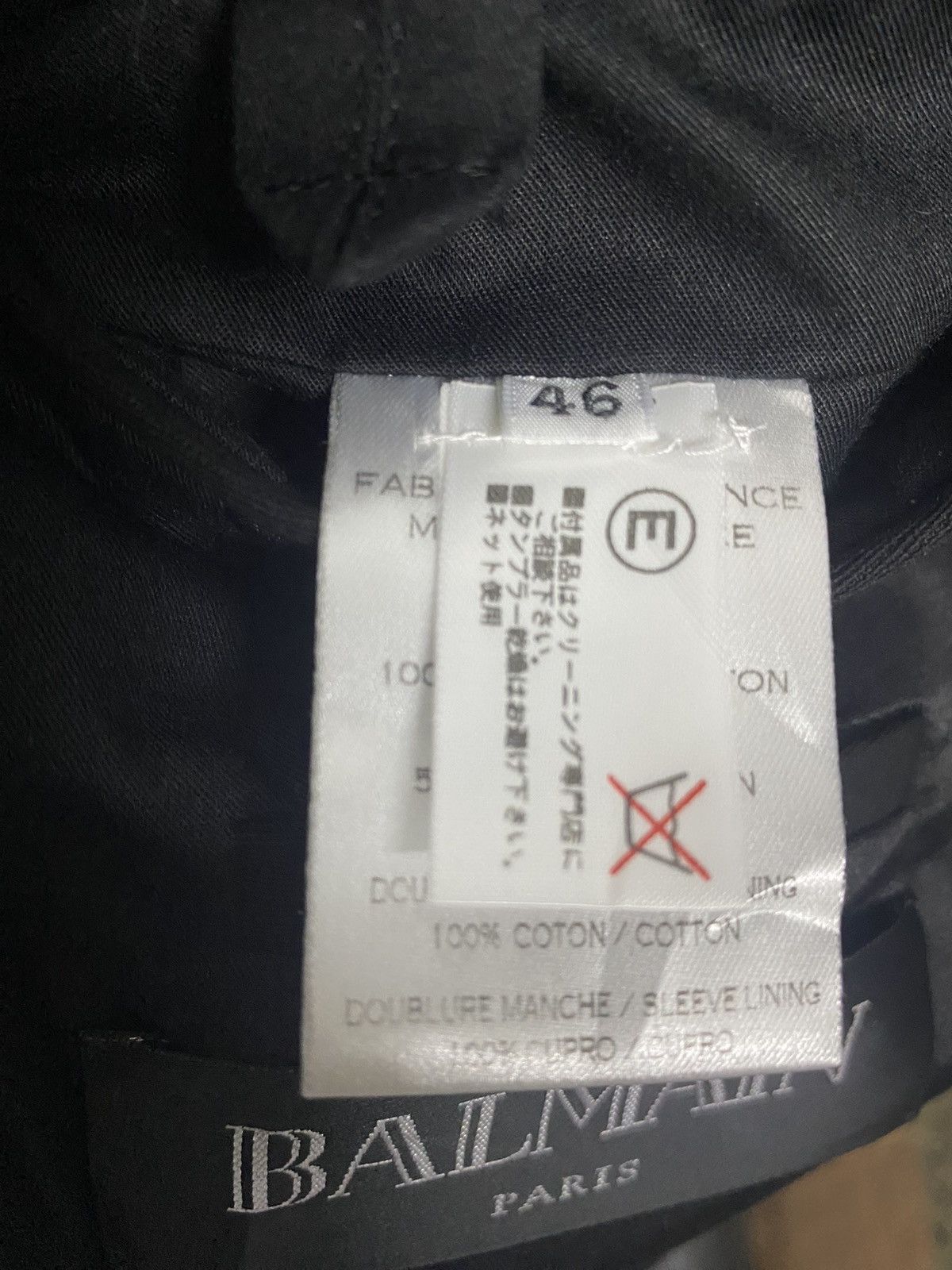 Balmain × Designer Balmain Paris Coat Blazer Jacket Size M / US 6-8 / IT 42-44 - 15 Thumbnail