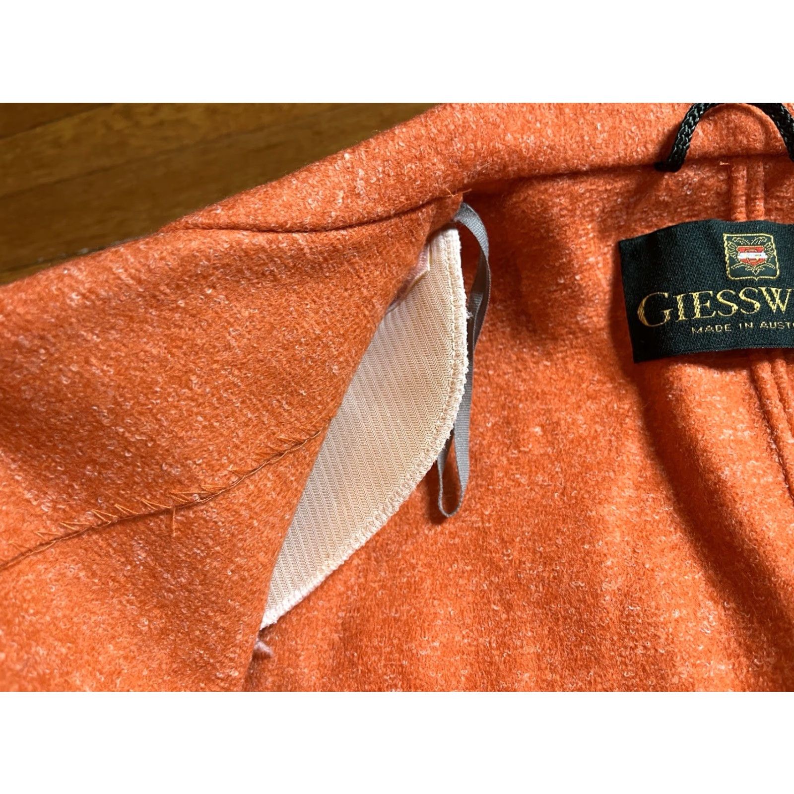 Vintage VINTAGE Giesswein Austria Jacket Women’s 8 Orange Wool Linen Blend Size M / US 6-8 / IT 42-44 - 7 Thumbnail