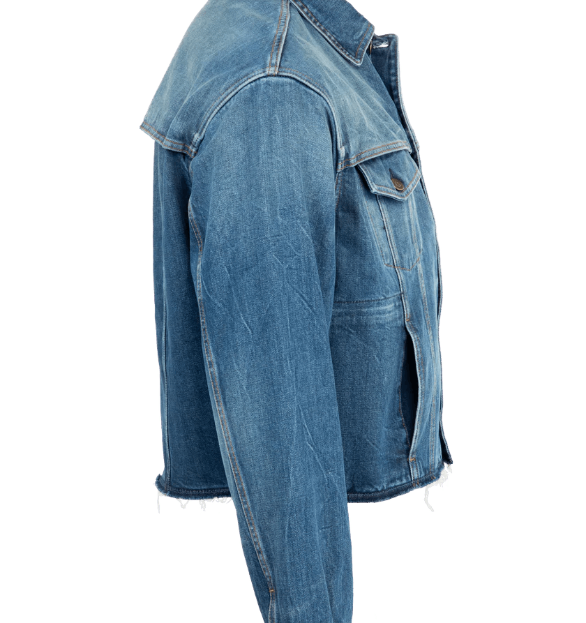 Maison Margiela o1h1sh11225 Denim Jacket in Blue Size US L / EU 52-54 / 3 - 3 Thumbnail