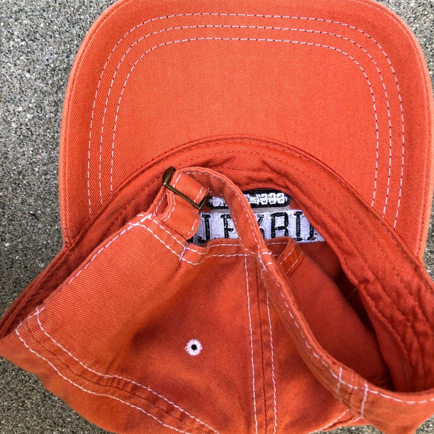 Vintage PETERBILT Baseball Hat Men's One Size Orange Adjustable Cap Since 1939 Size ONE SIZE - 4 Thumbnail