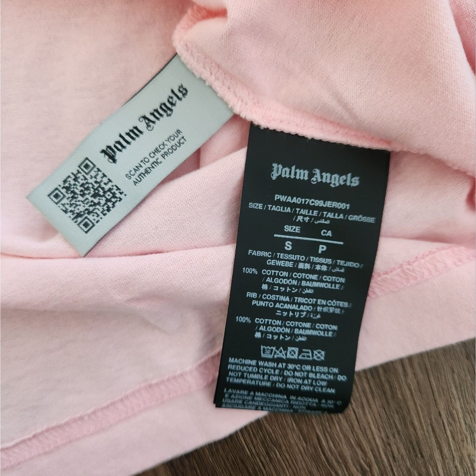 Palm Angels Palm Angeles Bear Loose Tee Baby Pink Designer Unisex Size US S / EU 44-46 / 1 - 6 Thumbnail