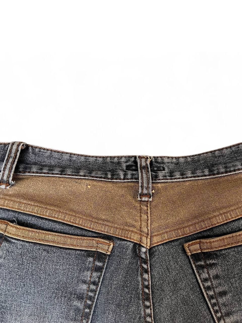If Six Was Nine Flare Jeans Blue jam reconstruct distressed wide leg Size US 28 / EU 44 - 13 Thumbnail