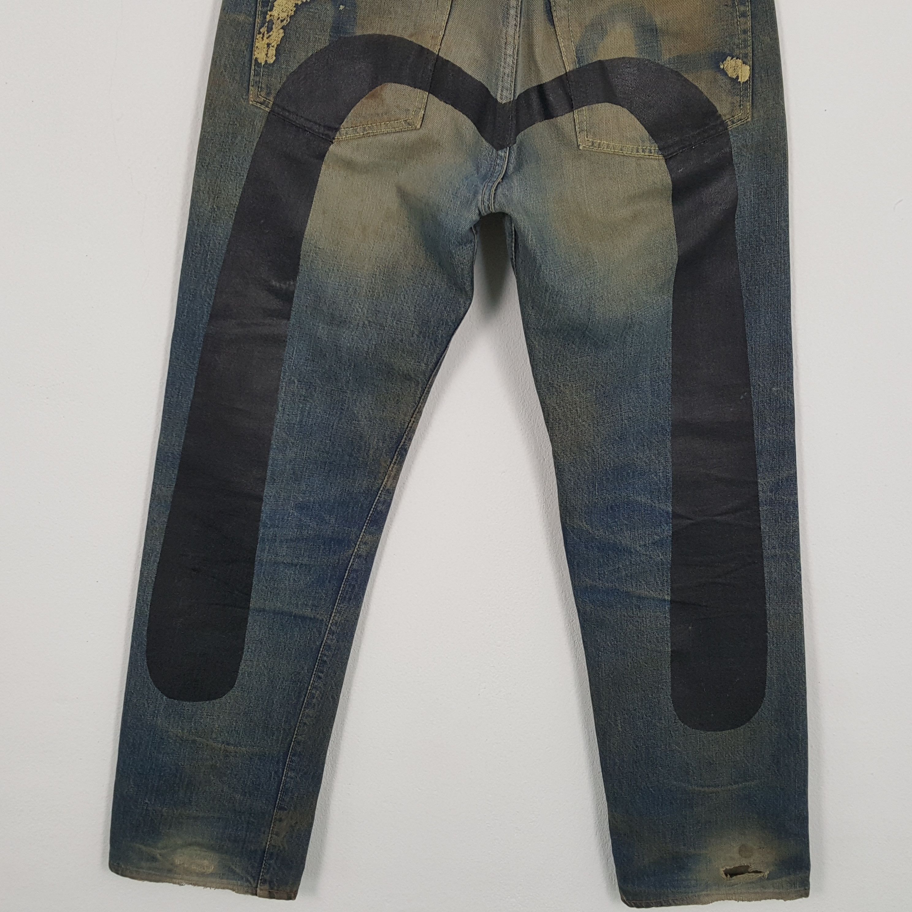 Evisu × Japanese Brand × Vintage Vintage EVISU Japanese Brand Daicock Custom Distressed Jeans Size US 30 / EU 46 - 3 Thumbnail