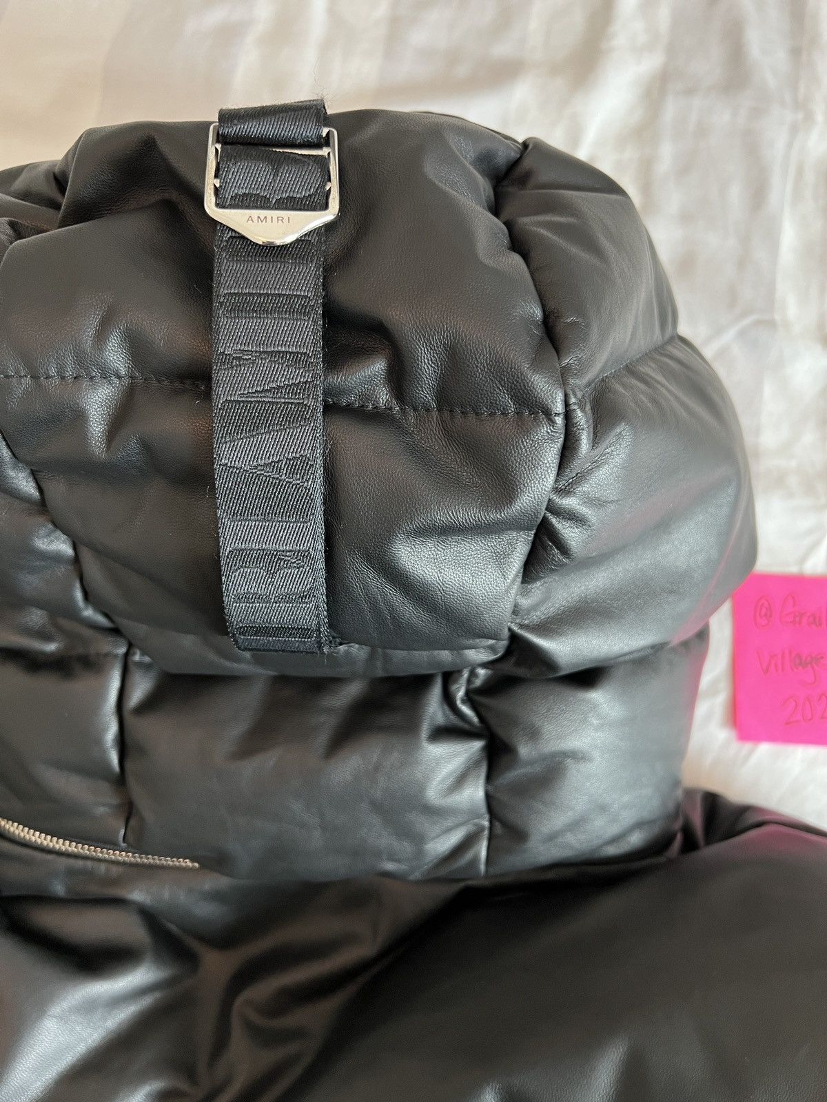 Amiri Amiri leather down Puffa jacket Size US L / EU 52-54 / 3 - 18 Thumbnail
