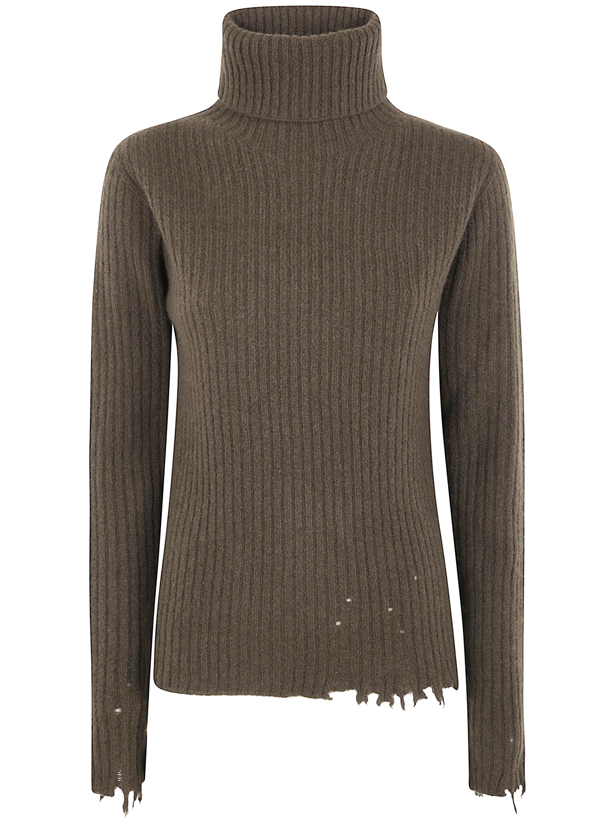 Uma Wang "PLAIN WS" HIGH NECK RIB TOP Size M / US 6-8 / IT 42-44 - 1 Thumbnail