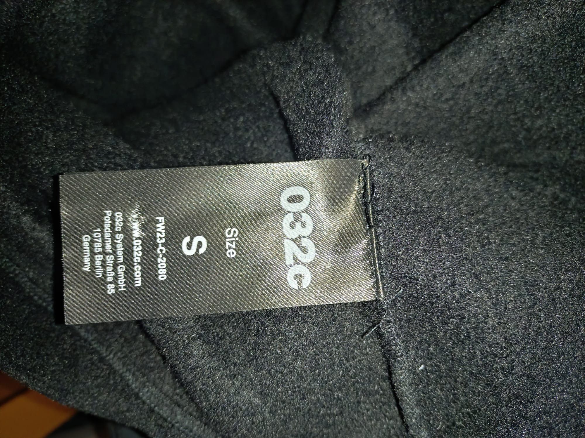 032c 032c Stronger' Polar Fleece Hooded Jacket Size US S / EU 44-46 / 1 - 11 Thumbnail