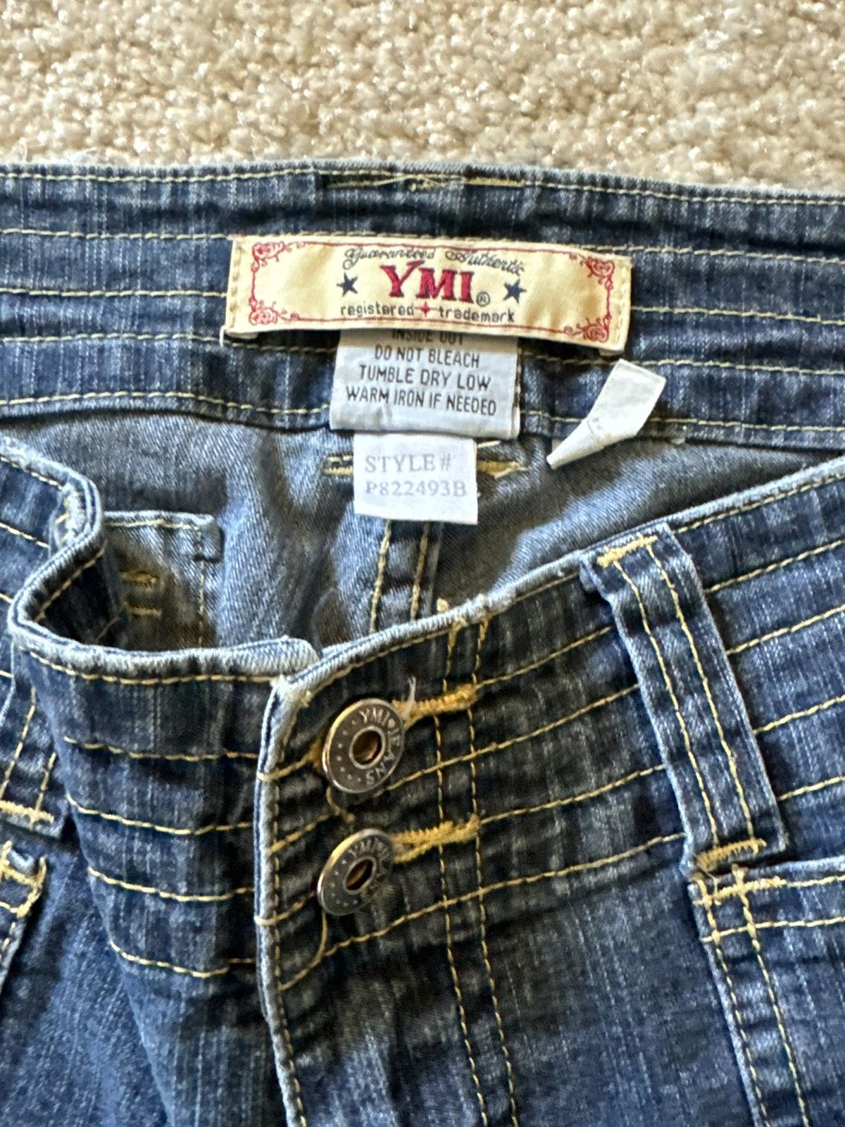 Vintage vintage flared jeans Size 30" / US 8 / IT 44 - 2 Thumbnail