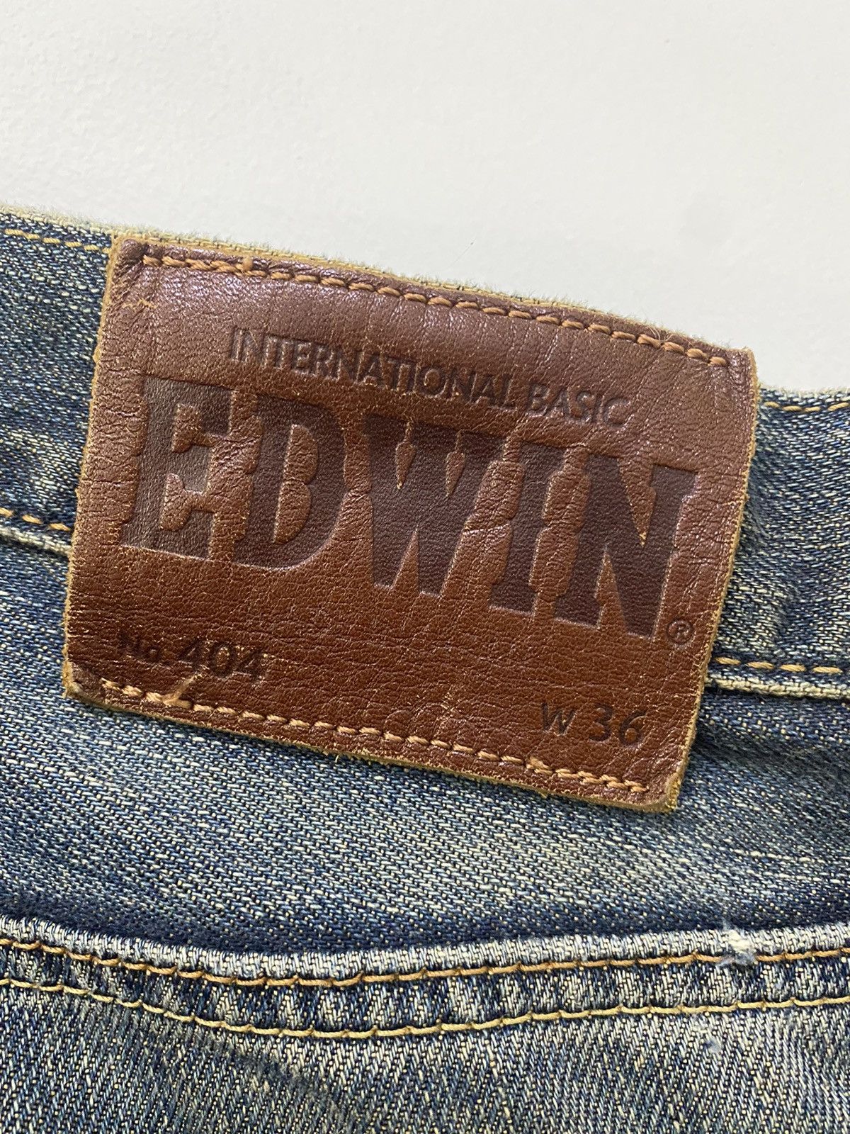 Edwin 💥VINTAGE EDWIN REWORK SHASIKO BORO JAPAN Size US 36 / EU 52 - 23 Thumbnail