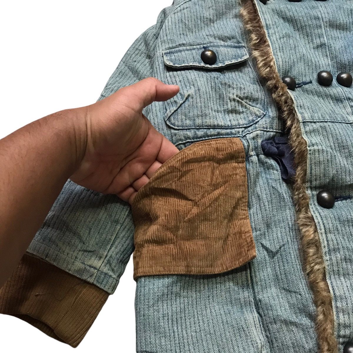 If Six Was Nine × Japanese Brand × Le Grande Bleu (L.G.B.) Tactical Pocket LGB If Six Was Nine CAT Hoodies Faux Fur Size XS / US 0-2 / IT 36-38 - 12 Thumbnail
