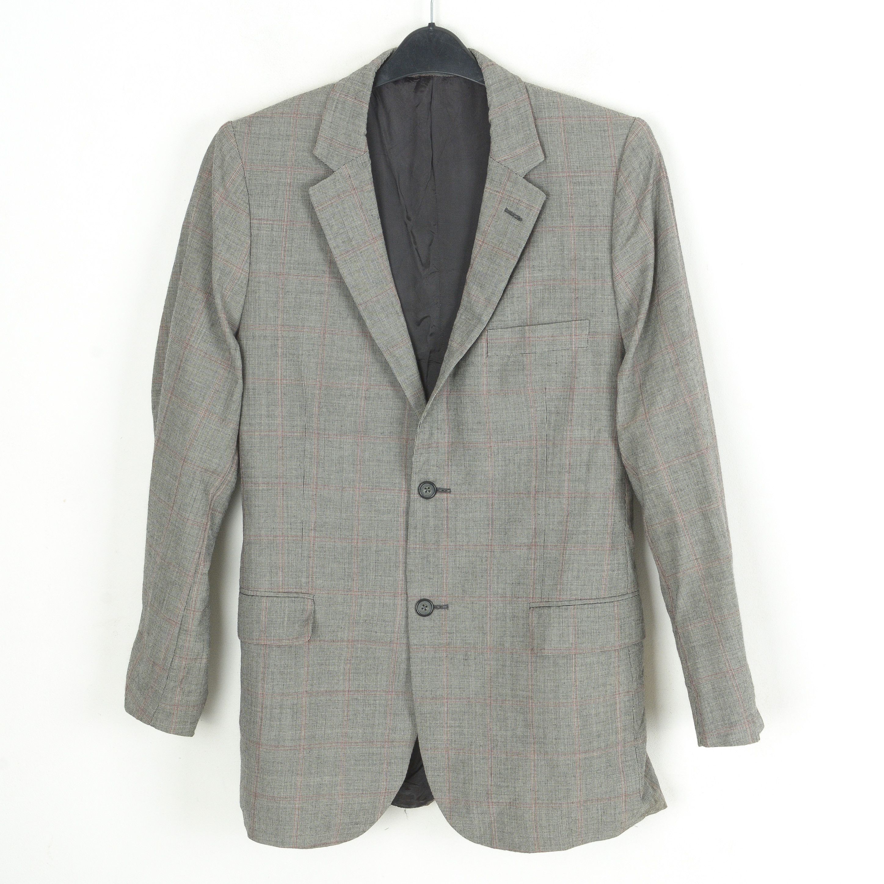 Aquascutum Wool Blazer UK 34 US Coat EU 44 Jacket Plaid Check Suit 2XS Size 34R - 1 Thumbnail