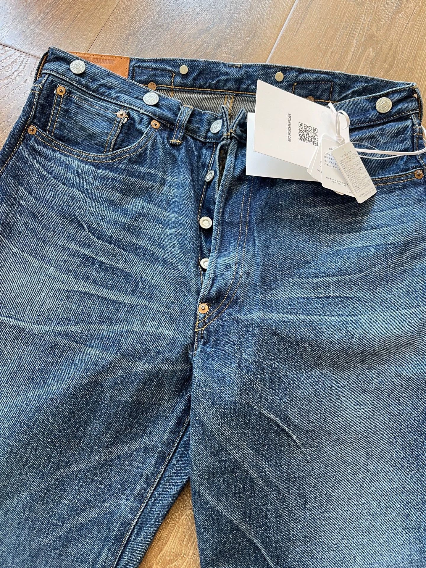 Kaptain Sunshine KAPTAIN SUNSHINE 1930 25ss Loose Straight Denim 32 Size US 32 / EU 48 - 3 Thumbnail
