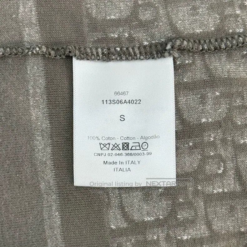 Dior Dior Grey logo hooded short-sleeved sweatshirt Size S / US 4 / IT 40 - 6 Thumbnail