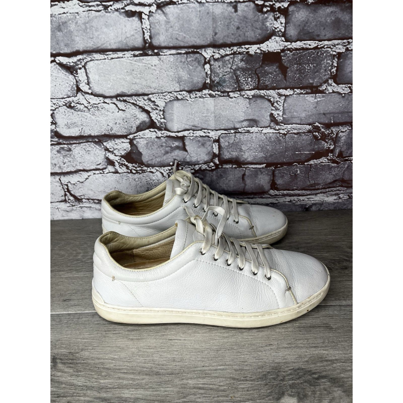 Rag & Bone $395 Rag & Bone Kent Lace Up Low White Leather Shoes Women S Size US 7.5 / IT 37.5 - 11 Thumbnail