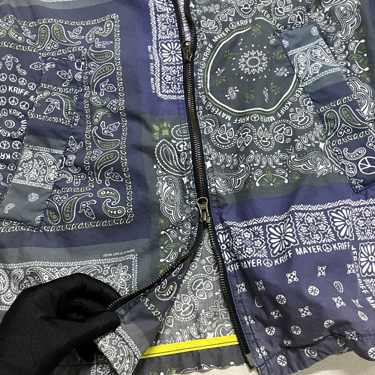 20471120 × Japanese Brand Kriff Mayer Paisley Bandana Print Jacket Size US M / EU 48-50 / 2 - 9 Thumbnail