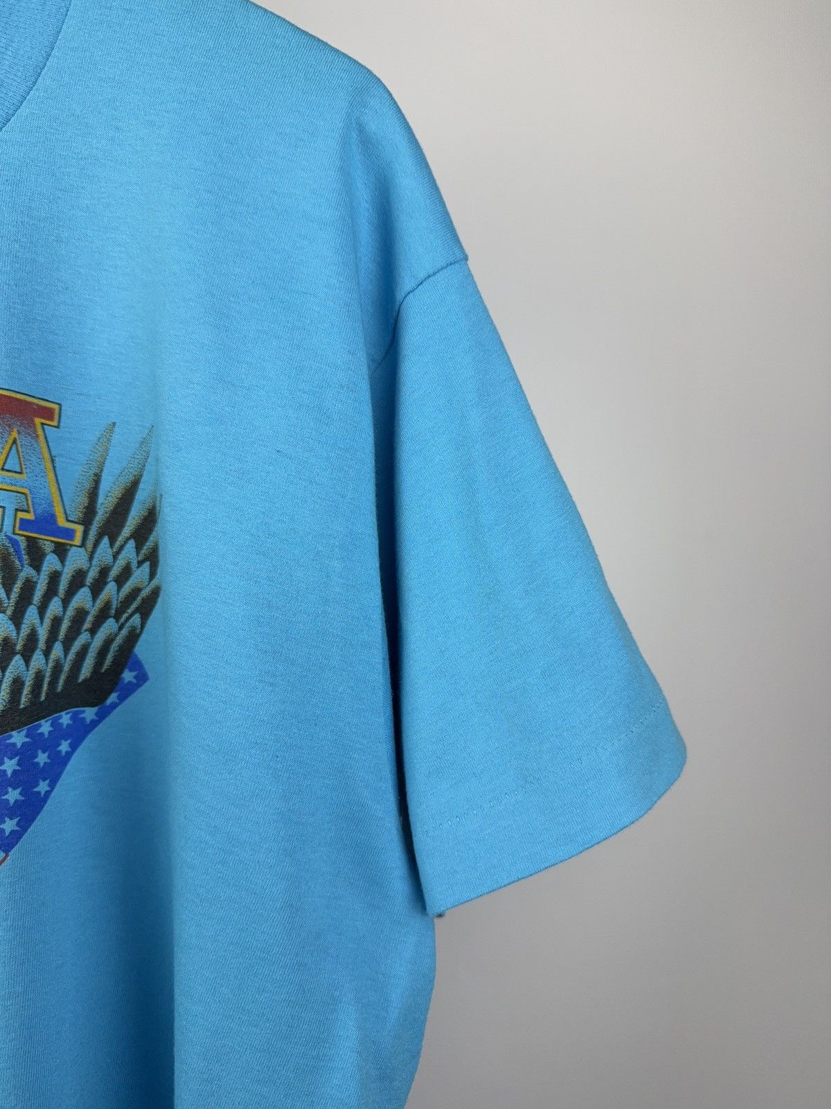 Vintage Vintage 1990 Made in USA Eagle graphic tee shirt Size US XL / EU 56 / 4 - 2 Thumbnail