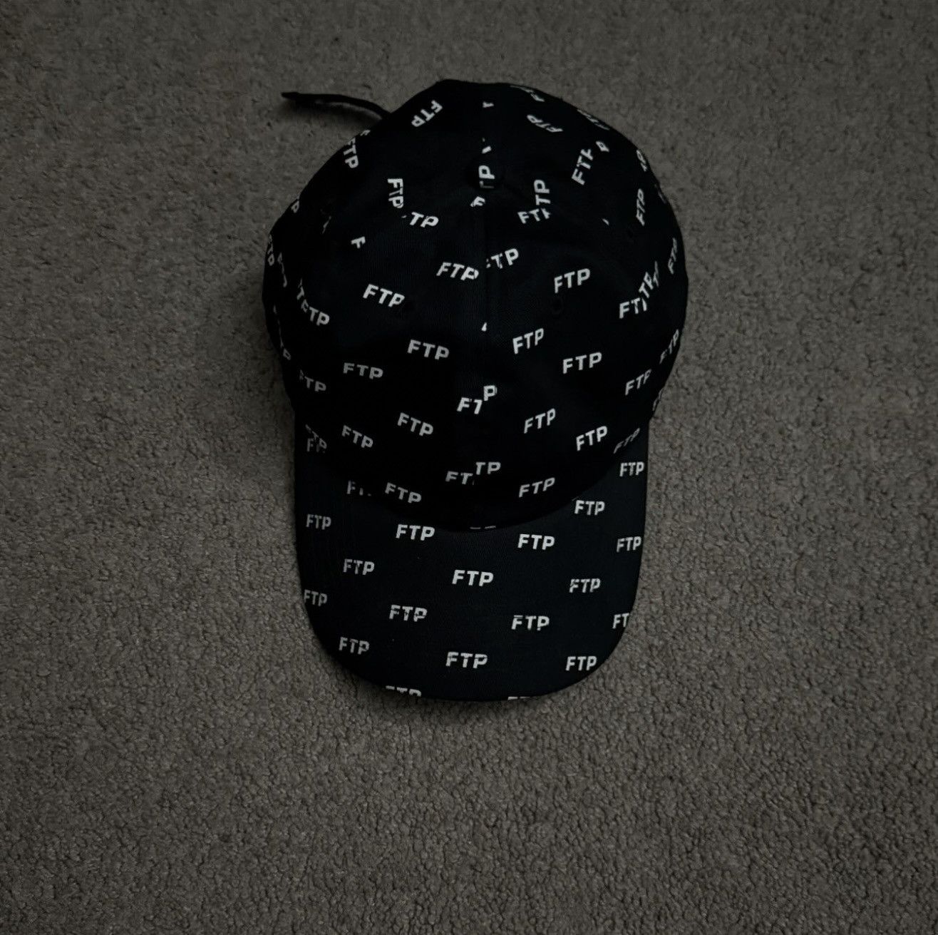 FTP ALL OVER HAT BLACK/SILVER 2024