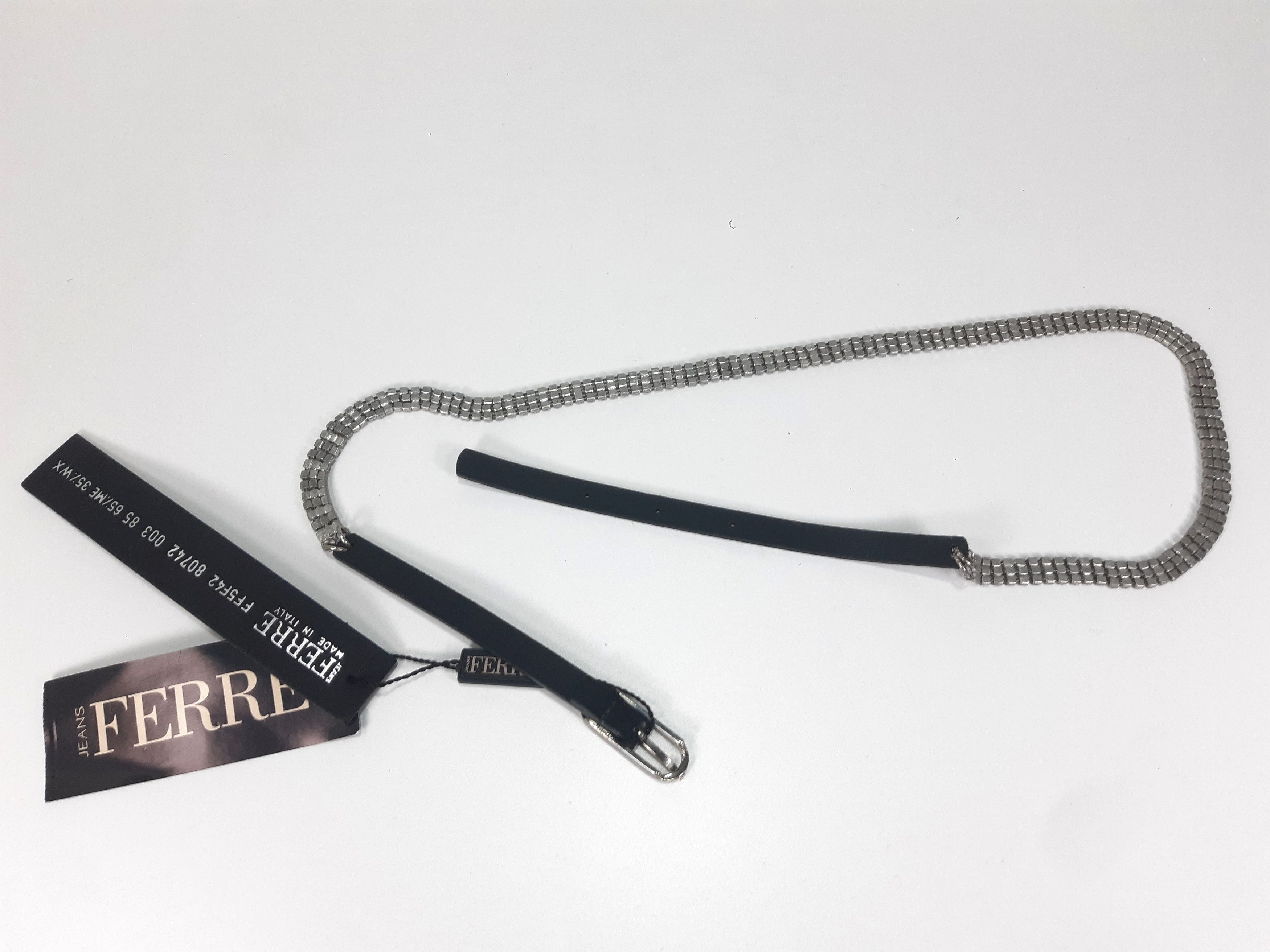 Ferre Vintage FERRE Jeans Italy Belt NWT Size ONE SIZE - 6 Thumbnail