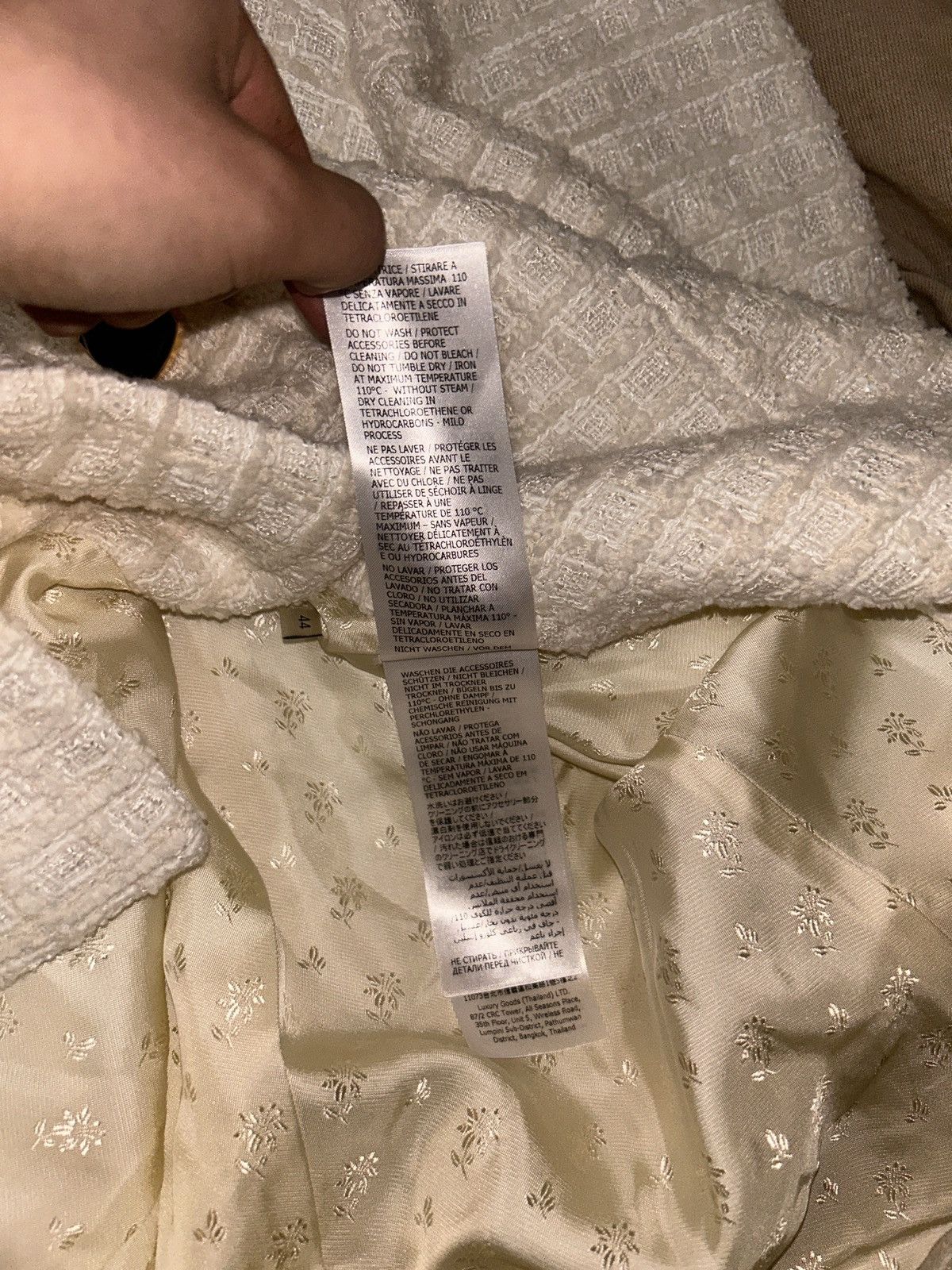 Gucci Gucci Collarless Tweed jacket size IT 44 Size M / US 6-8 / IT 42-44 - 9 Thumbnail