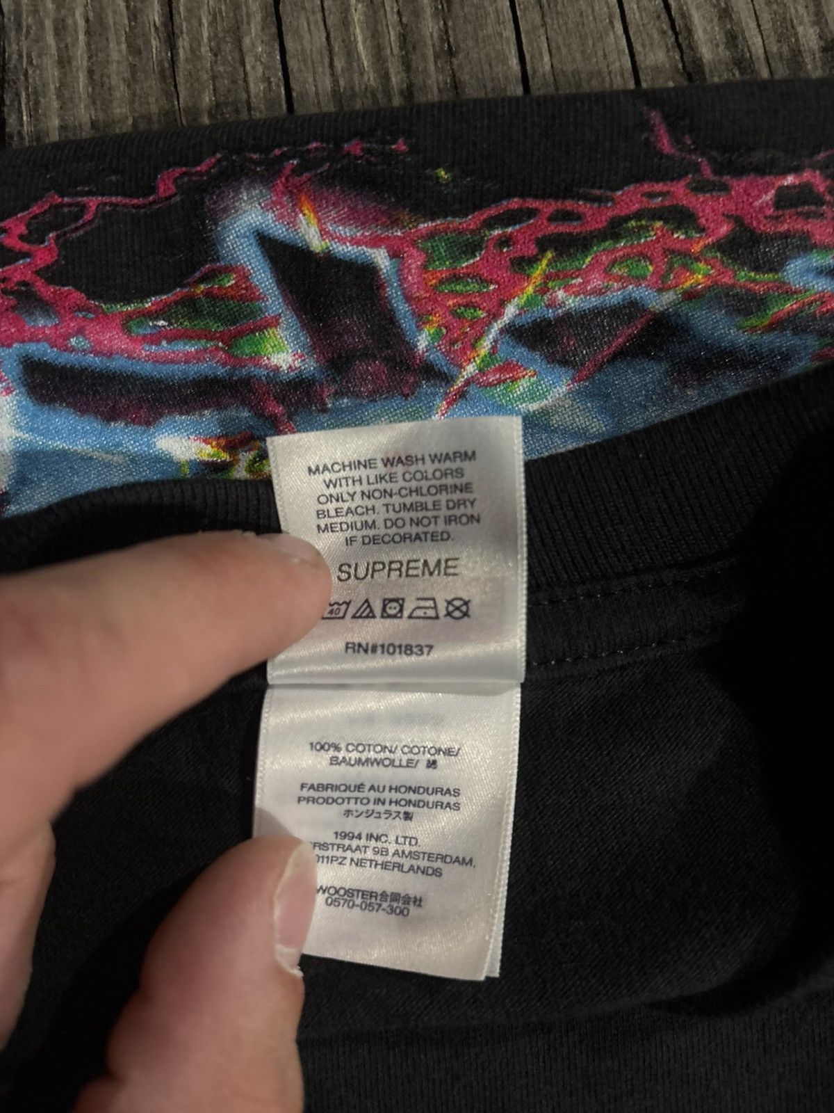 Supreme supreme tag tee Size US M / EU 48-50 / 2 - 4 Thumbnail