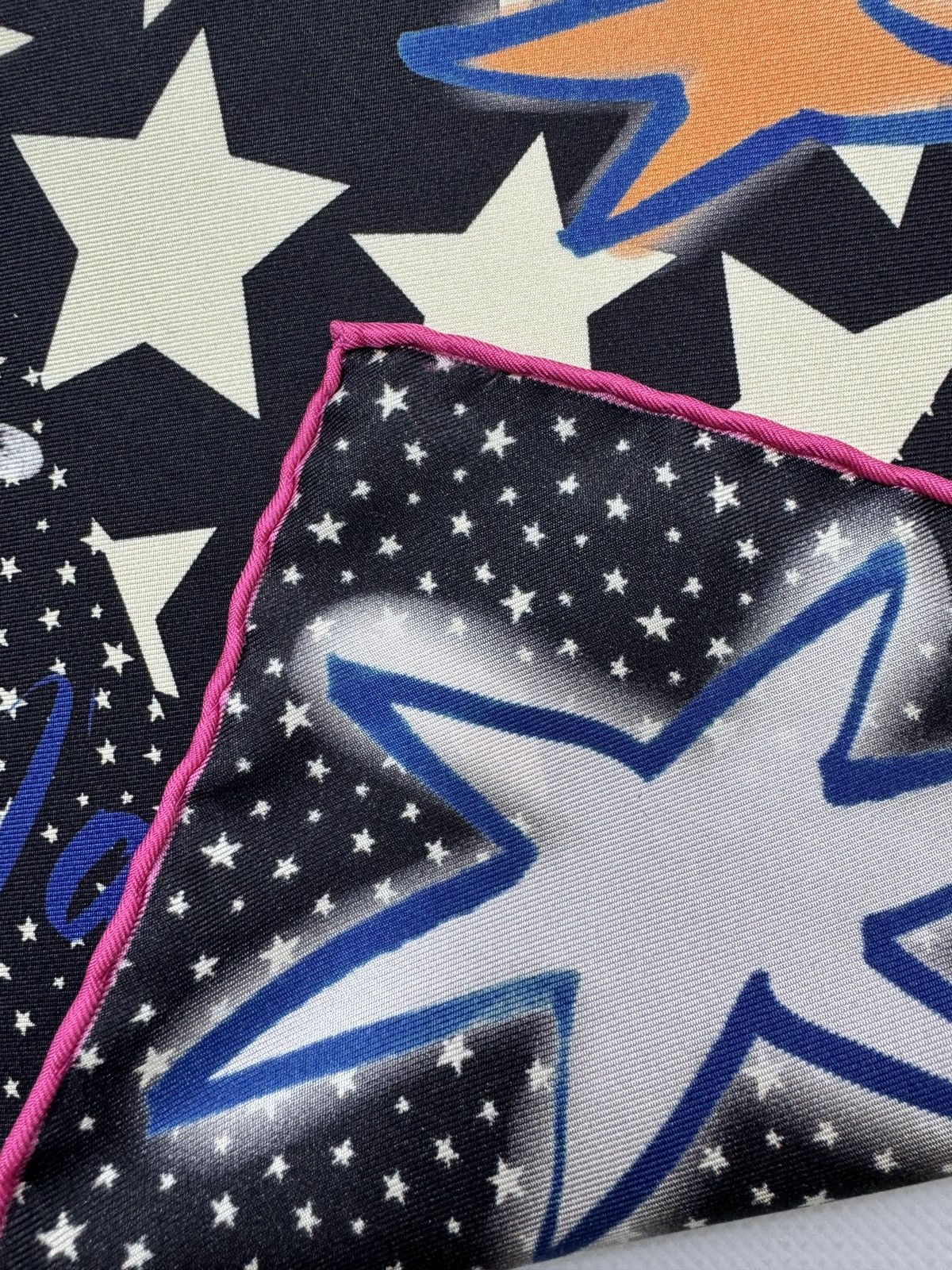 Other Maison Common Punk Star Silk Scarf – Rare Designer, italy Size ONE SIZE - 3 Thumbnail