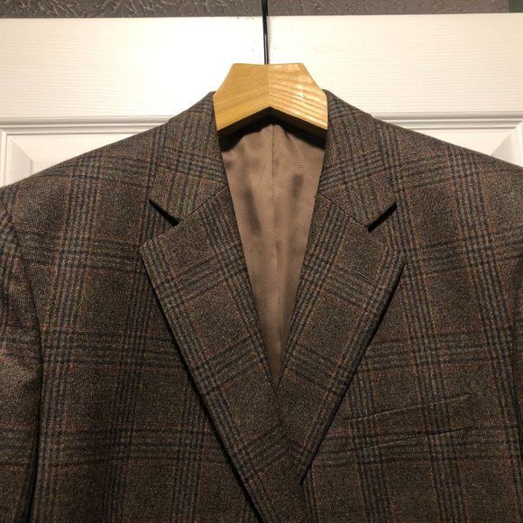 Daniel Cremieux DANIEL CREMIEUX BIG&TALL MEN'S WOOL SPORT COAT BLAZER SZ:48R Size 48R - 4 Thumbnail