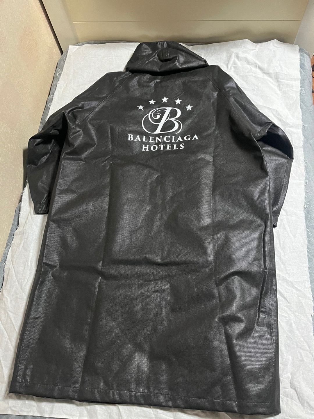 Balenciaga 'BALENCIAGA HOTELS' raincoat long jacket Size US S / EU 44-46 / 1 - 4 Thumbnail