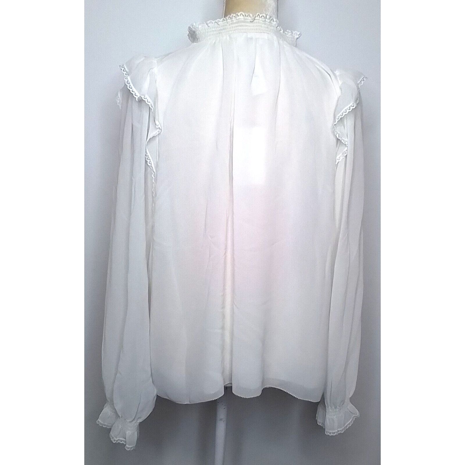 Other Wilfred Blouse Women's Size XL White NWT #W3310 Size XL / US 12-14 / IT 48-50 - 4 Thumbnail