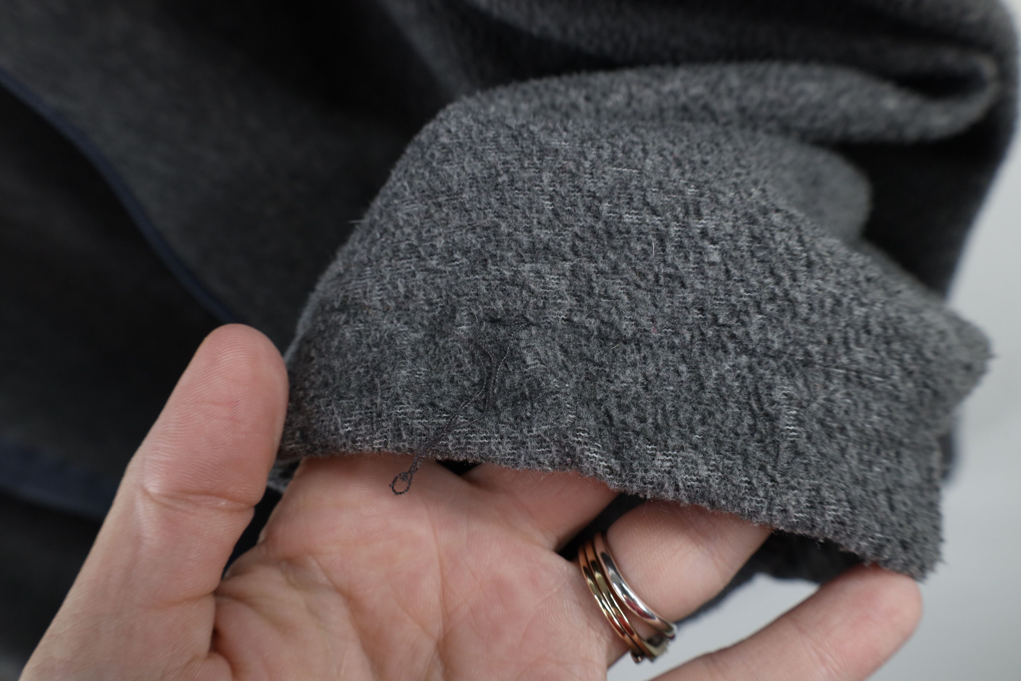 Vintage Vintage 90s Streetwear Blank Fleece Full Zip Hoodie Gray Size US XXL / EU 58 / 5 - 7 Thumbnail