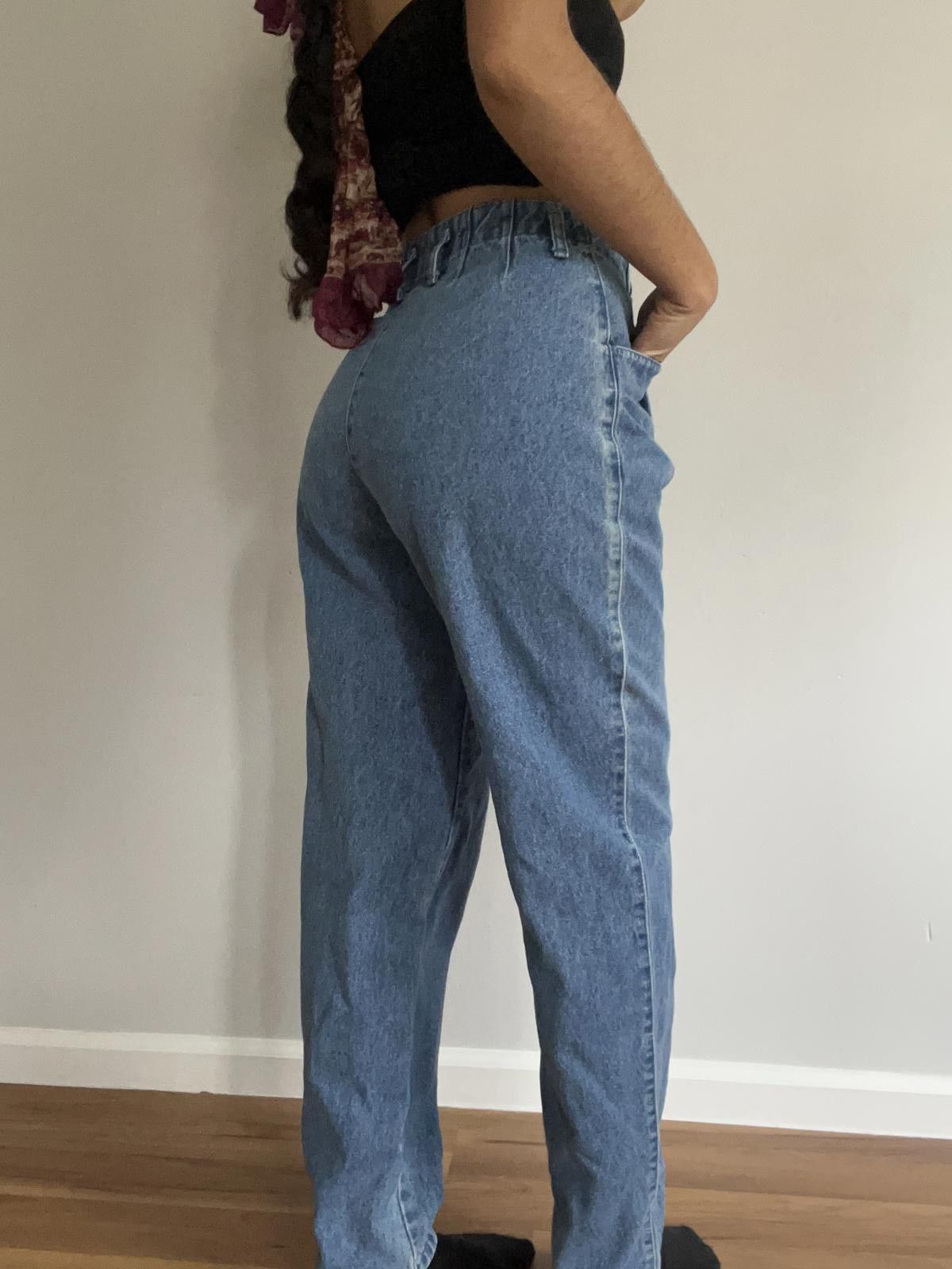 Northern Reflections Women’s 80’s style mom jeans high waisted Size 28" / US 6 / IT 42 - 4 Thumbnail