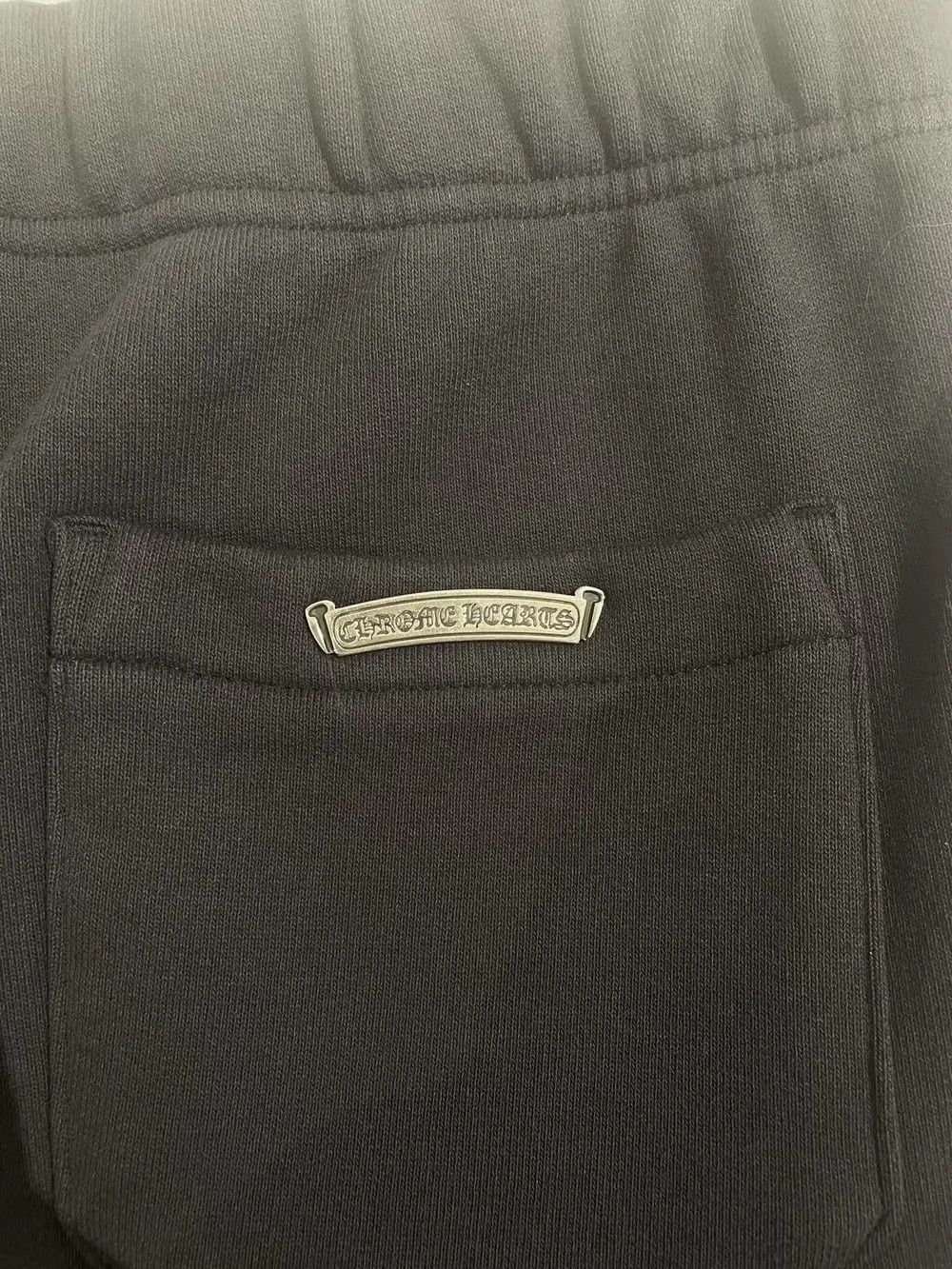 Chrome Hearts Chrome Hearts Black Triple Cross Leather Patch Shorts Size US 37 - 4 Thumbnail