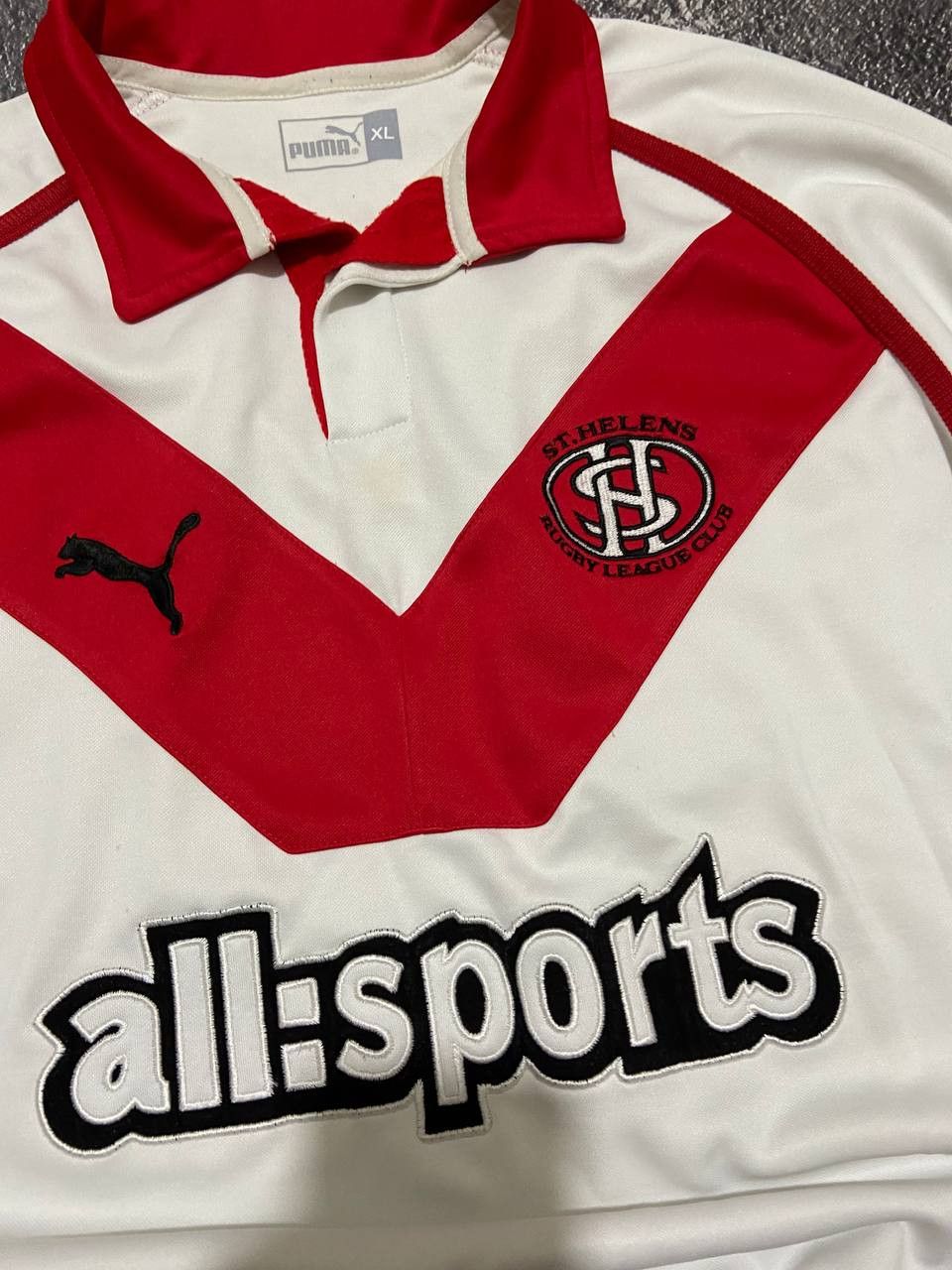 Puma Vintage Puma St.Hellens rugby jersey Size US XL / EU 56 / 4 - 2 Thumbnail
