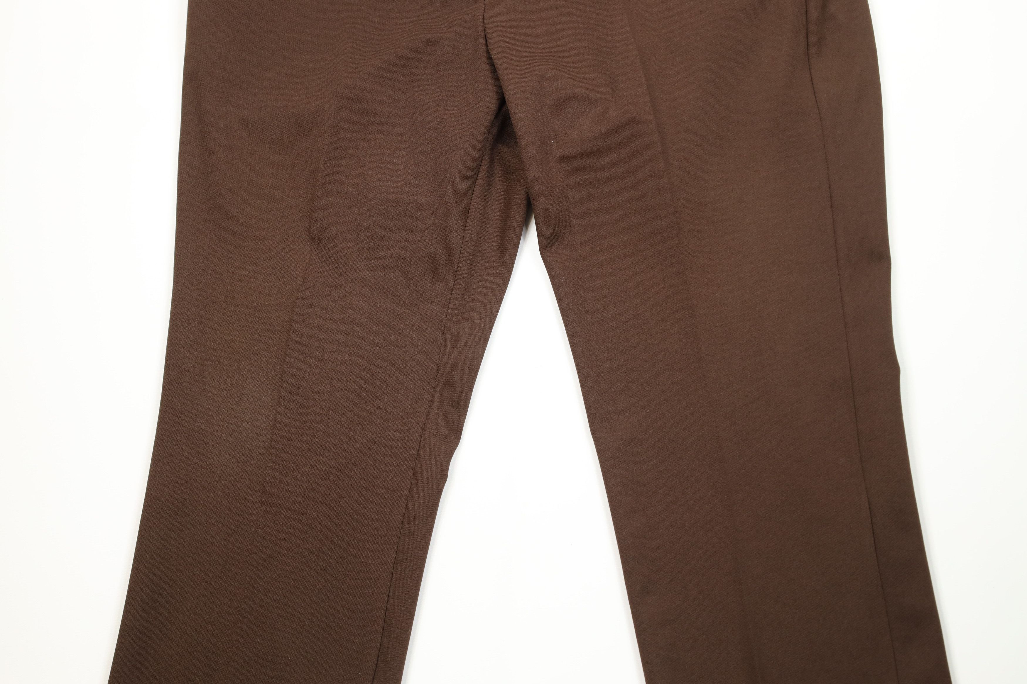 Vintage Vintage 70s Streetwear Wide Leg Bell Bottoms Pants Brown USA Size US 42 / EU 58 - 3 Thumbnail