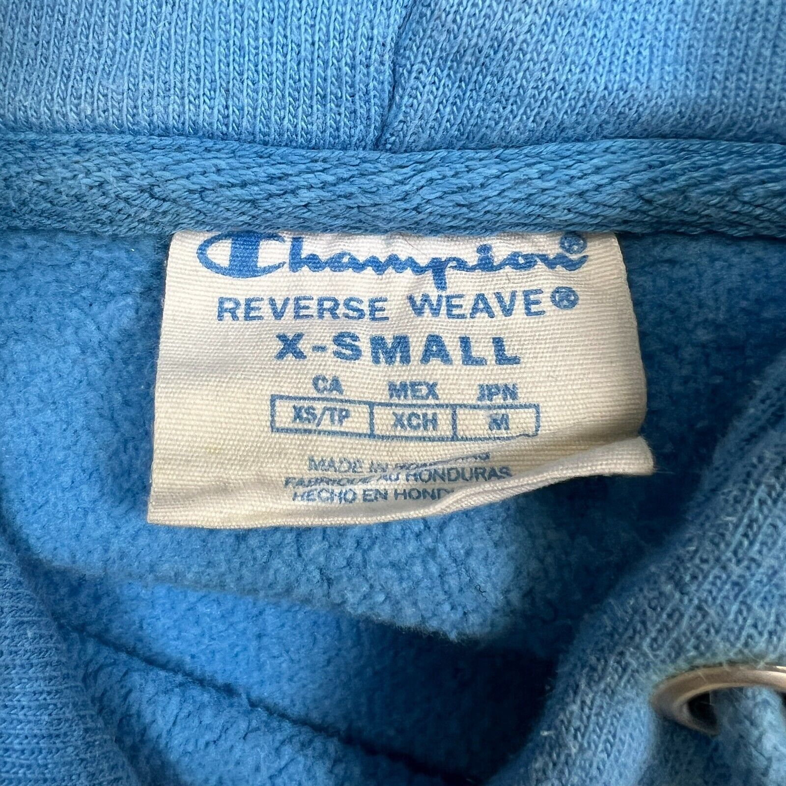 Champion × Vintage Champion Hoodie XS Reverse Weave Pullover Hooded Sweatshirt Size XS / US 0-2 / IT 36-38 - 9 Thumbnail