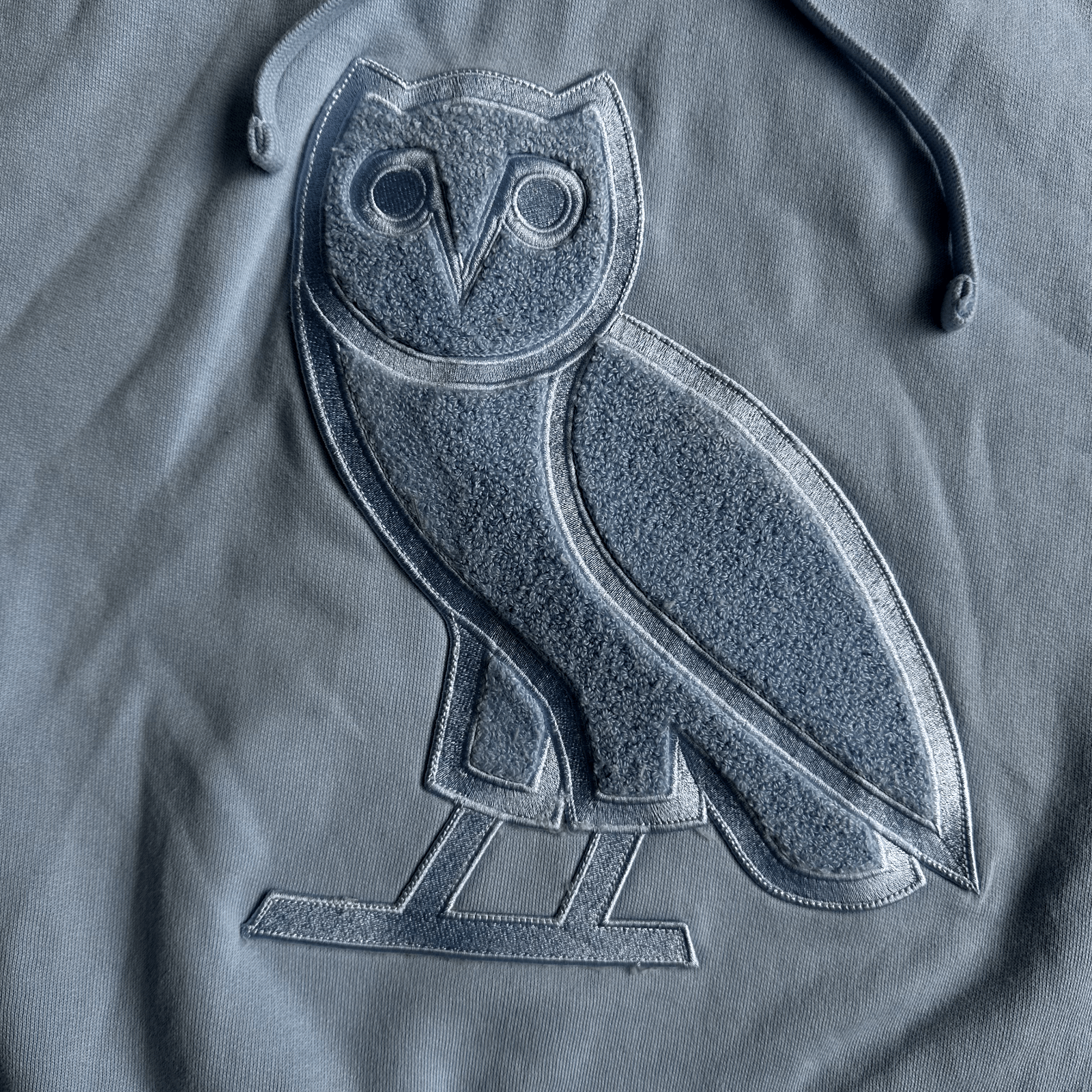 October's Very Own OVO Blue Chenile OG Owl Hoodie Size Medium Size US M / EU 48-50 / 2 - 2 Thumbnail