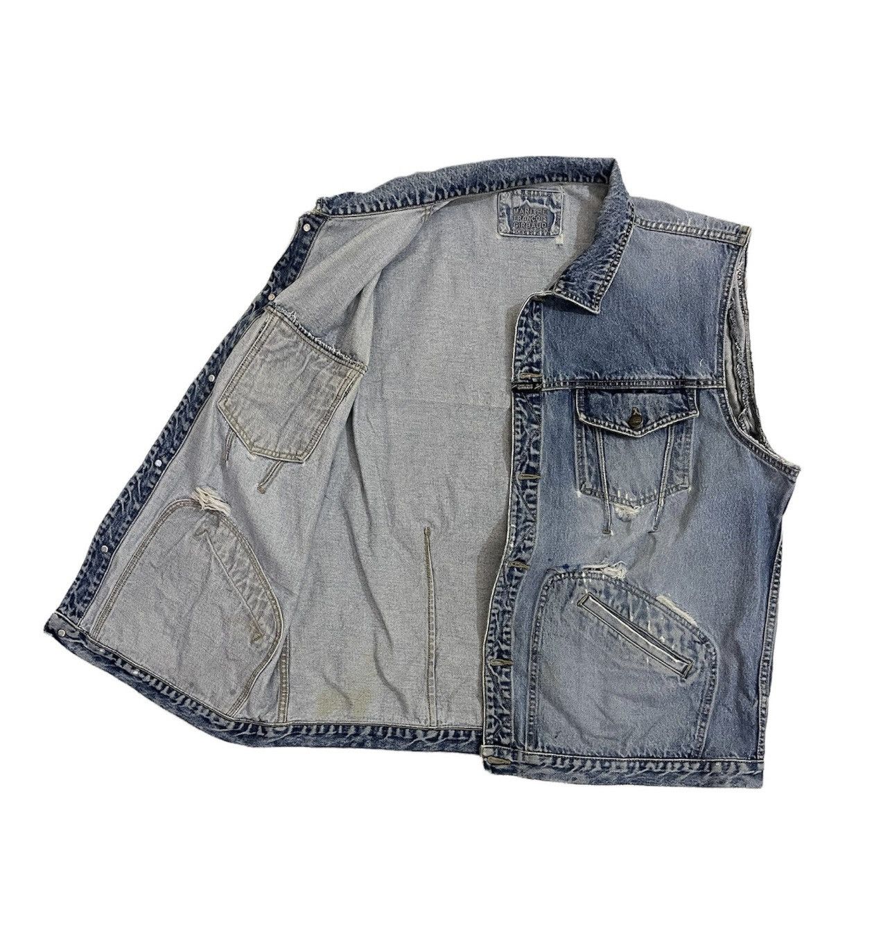 Marithe + Francois Girbaud Marithe Francois Girbaud denim jacket sleevless Size US XXL / EU 58 / 5 - 2 Thumbnail