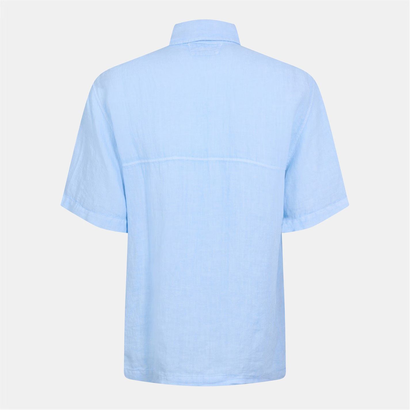 C.P. Company o1g2r1mq0426 Boxy Short Sleeve Shirt in Blue Size US S / EU 44-46 / 1 - 2 Thumbnail