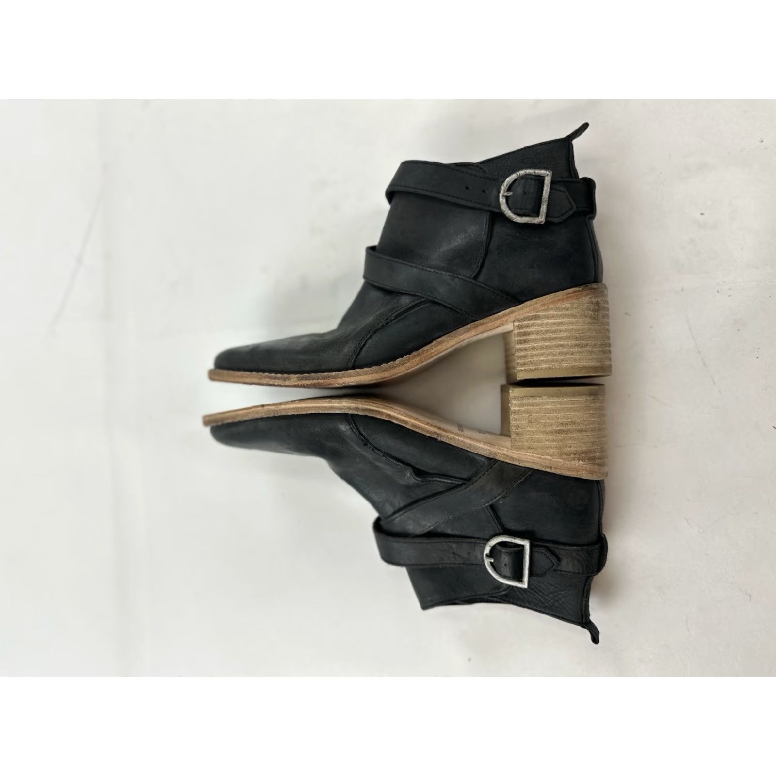 Free People Free People Back Loop Bootie Women’s 6.5 Brown Leather Western Ankle Boots Size US 7 / IT 37 - 7 Thumbnail