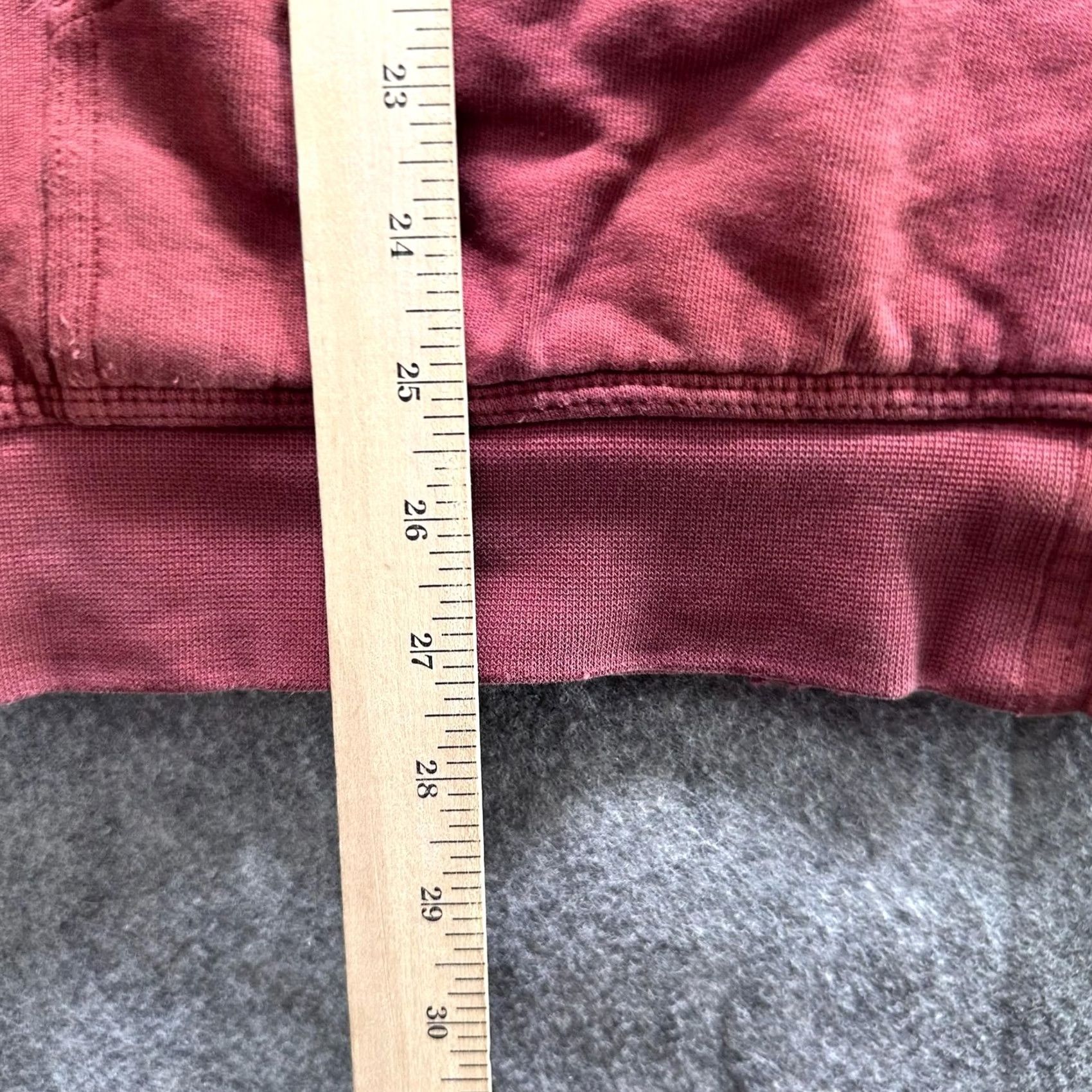 Vintage L.L. Bean Katahdin Iron Works Hoodie Mens LT Red Sherpa Lined Full Zip Fleece Size US L / EU 52-54 / 3 - 6 Thumbnail