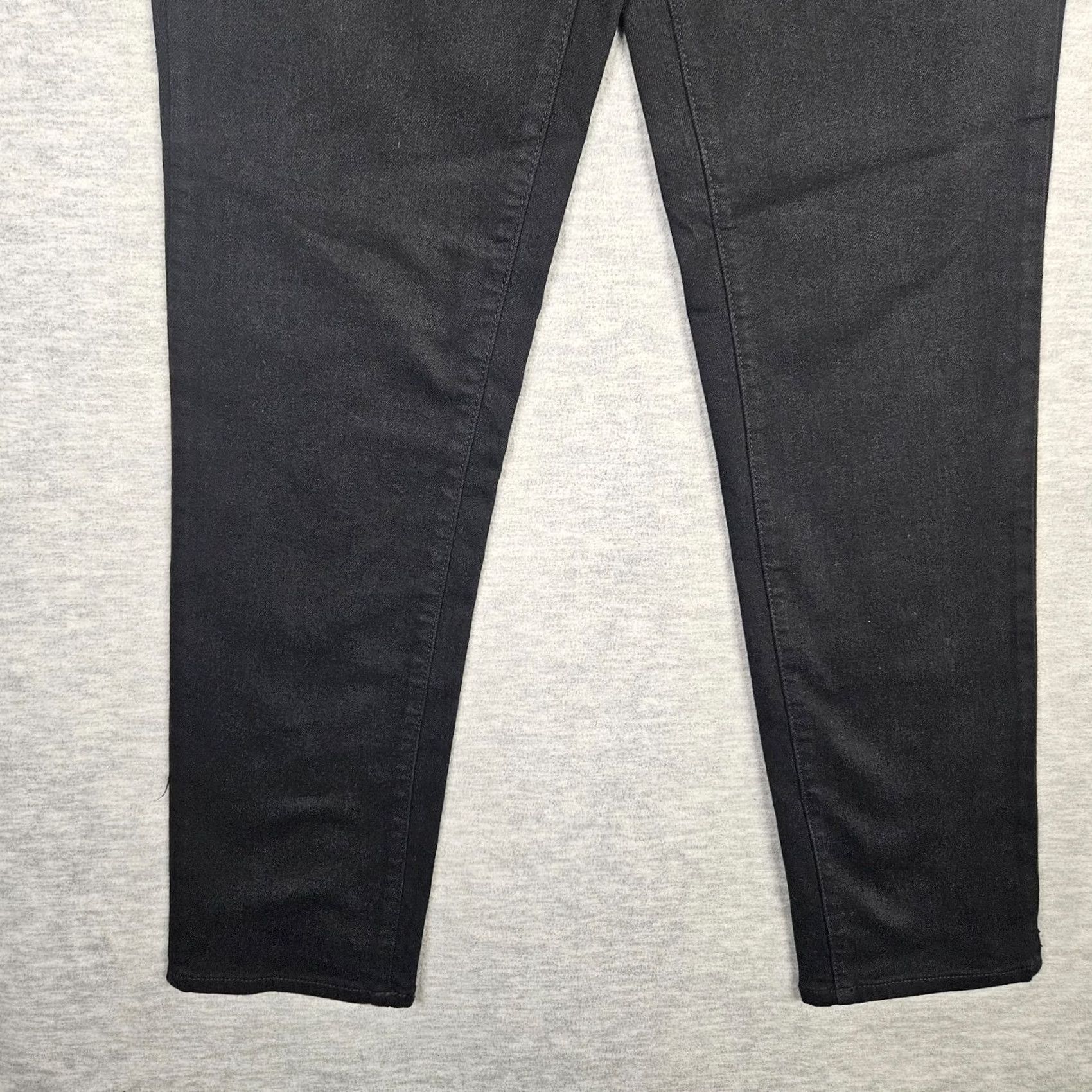Talbots Talbots Women’s Dark Wash Zip Fly Straight Leg Jean Size 4P Black Denim 5-Pocket Regular Slim Fit Womens Size 27" / US 4 / IT 40 - 7 Thumbnail