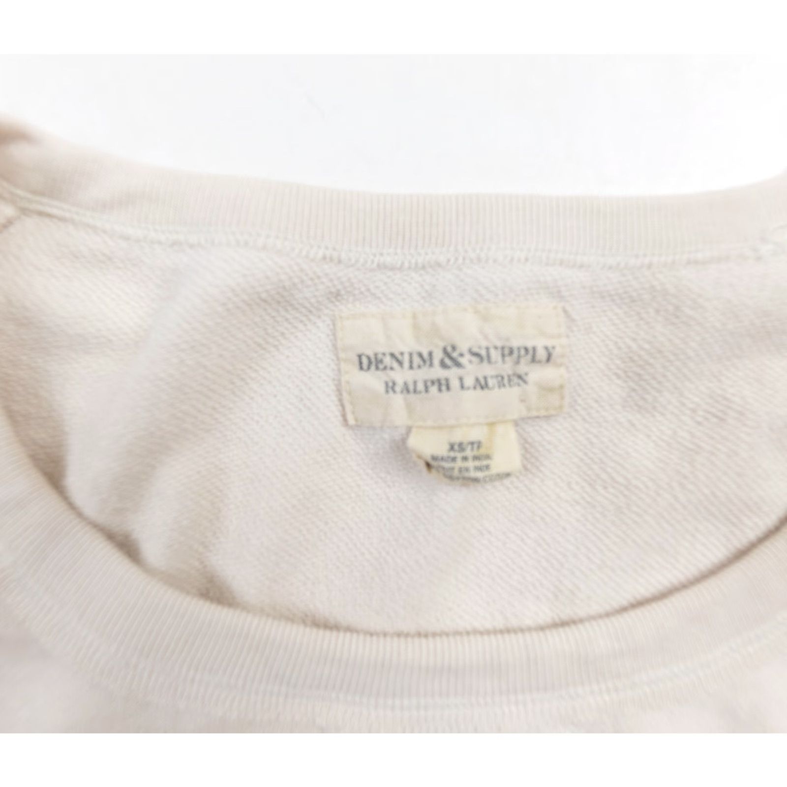 Ralph Lauren Denim & Supply Ralph Lauren Sweater Women XS Beige Skull Lightweight Crew Neck All Seasons Womens Size XS / US 0-2 / IT 36-38 - 7 Thumbnail