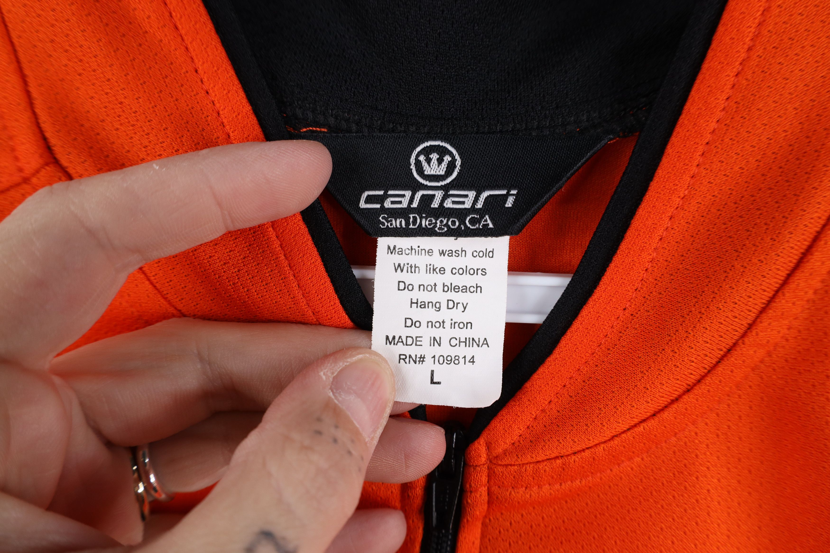 Canari Vintage Canari Block Bicycle Cycling Jersey Shirt Orange Size US L / EU 52-54 / 3 - 10 Thumbnail