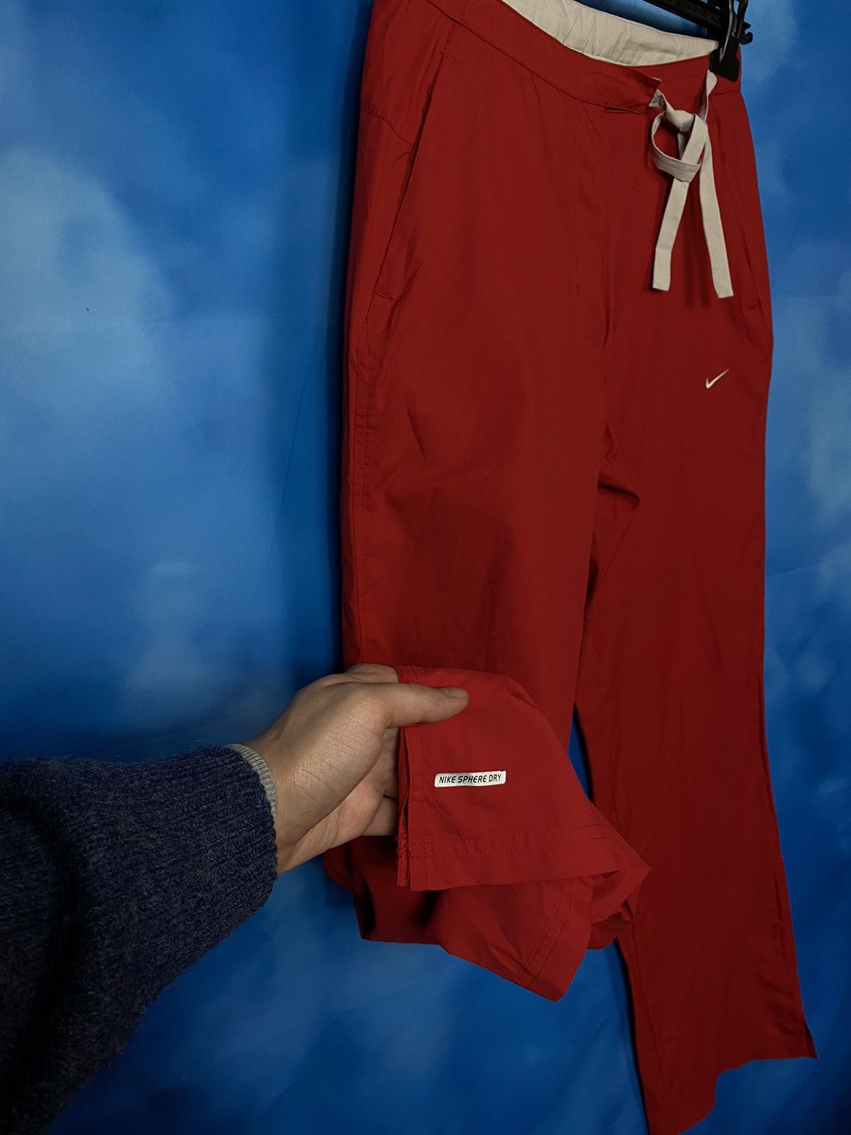 Nike × Vintage 🔥 NIKE VTG 90s ATHLETIC RED PANTS ( straight ) Size 30" / US 8 / IT 44 - 3 Thumbnail