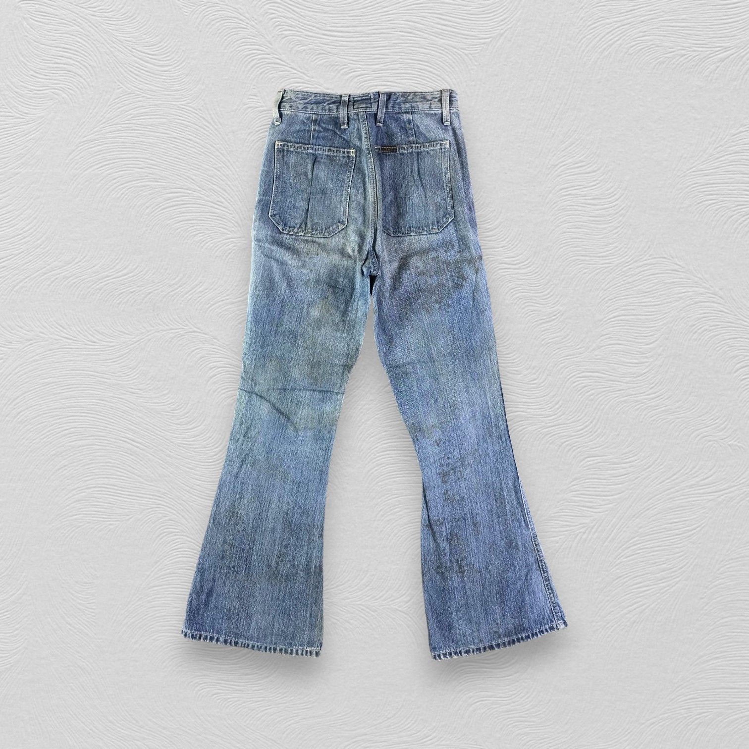 Lee Vintage Lee Jeans Dirty Wash Bell Bottom KJ2511 Size 25" / US 0 / IT 36 - 2 Thumbnail
