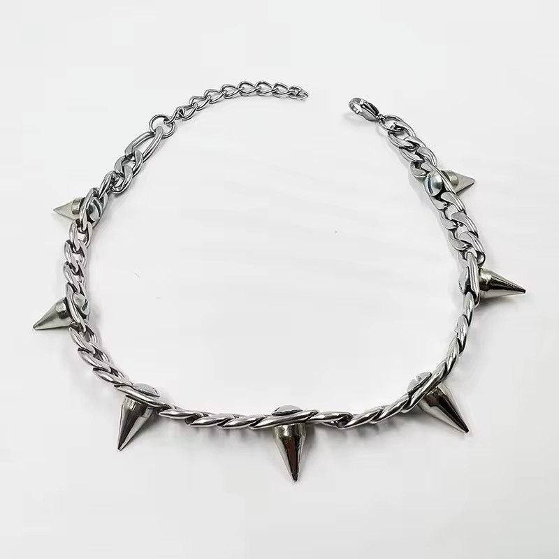 Jewelry × Vintage Hip -hop Metal Rivet Pendant Necklace Size ONE SIZE - 5 Thumbnail