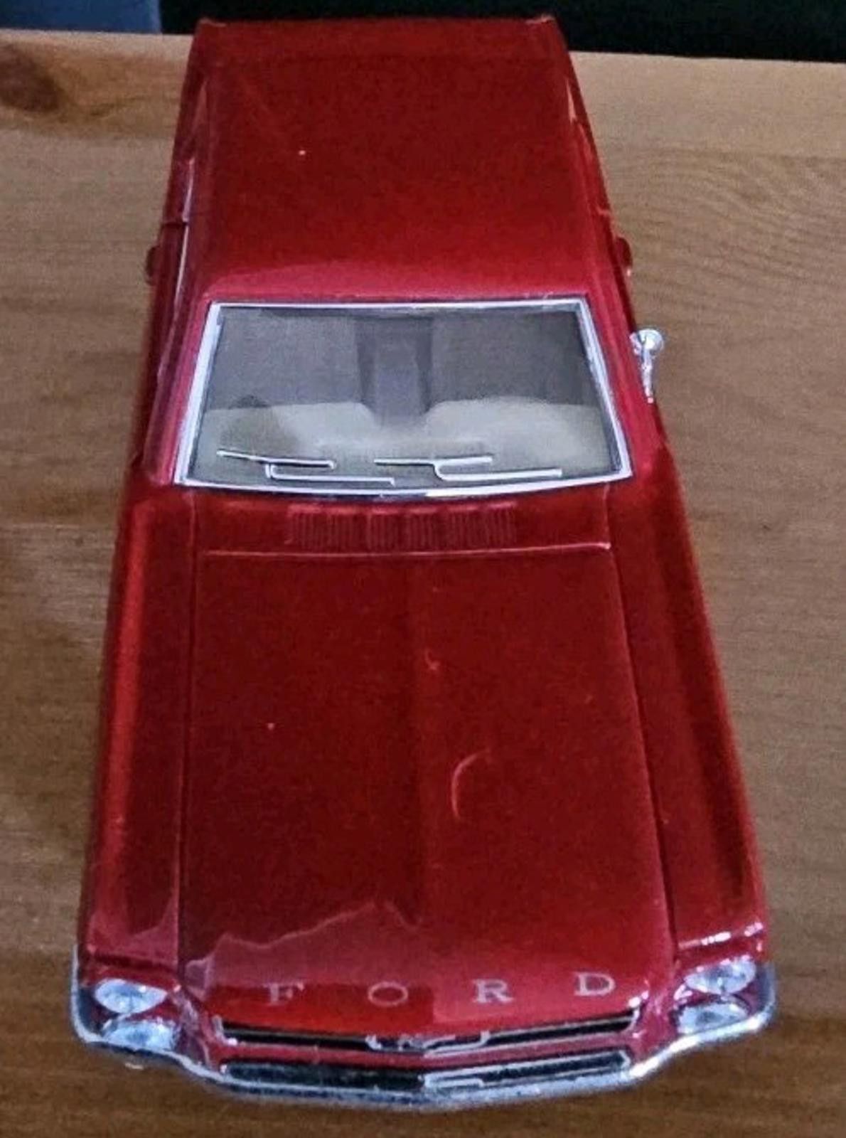 Designer 1964 1/2 Ford Mustang Diecast Model Toy Car Red - No Box Size ONE SIZE - 4 Thumbnail