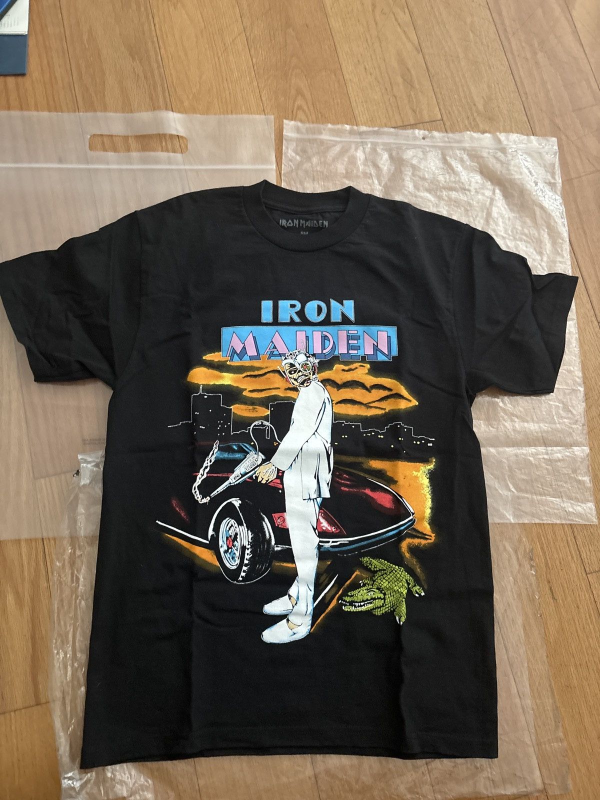 Iron Maiden Iron maiden recreation 1987 florida tour black t shirt small Size US S / EU 44-46 / 1 - 2 Thumbnail