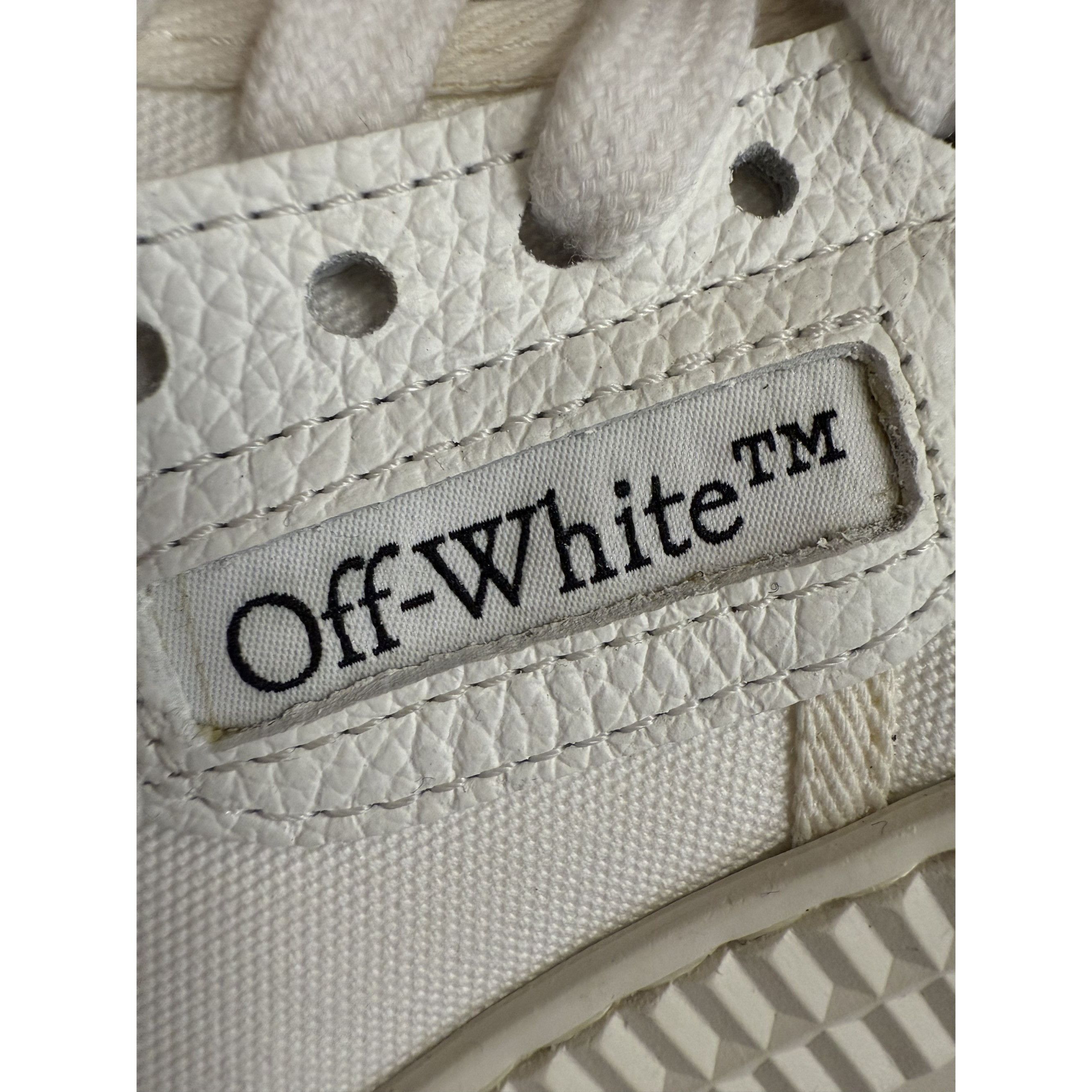 Off-White Off-White Cup Sole 3.0 High-Top Sneakers White/Orange EU 38 Size US 8 / IT 38 - 3 Thumbnail